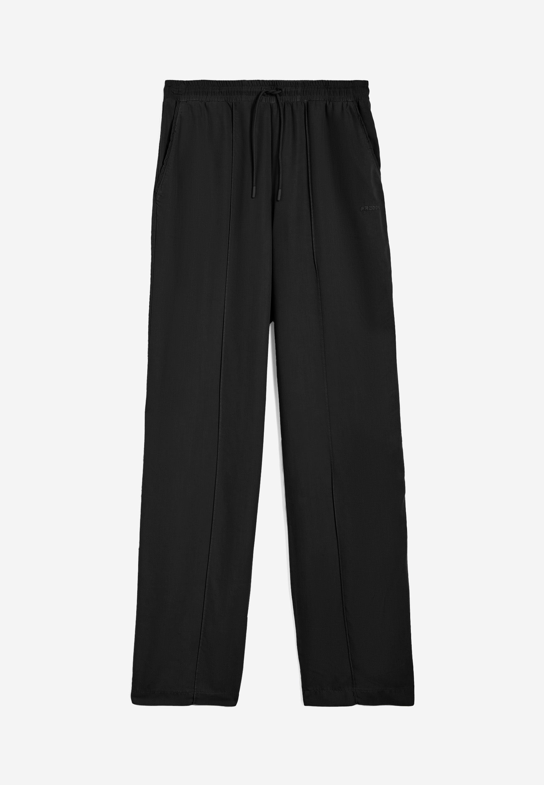 freddy-pantalon-femme-jambe-large-twill-lyocell image 5