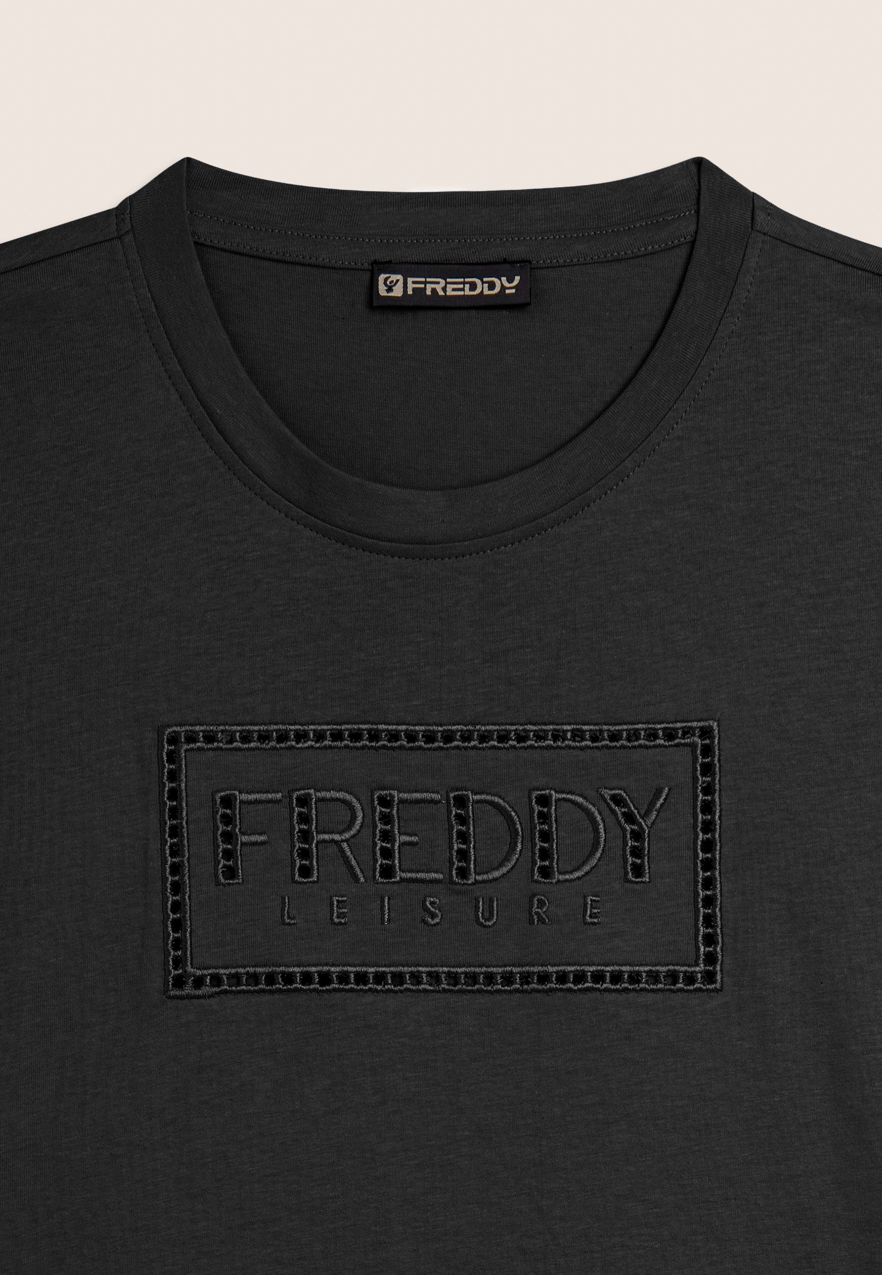 freddy-t-shirt-manches-ailettes-logo-brod-coton image 8