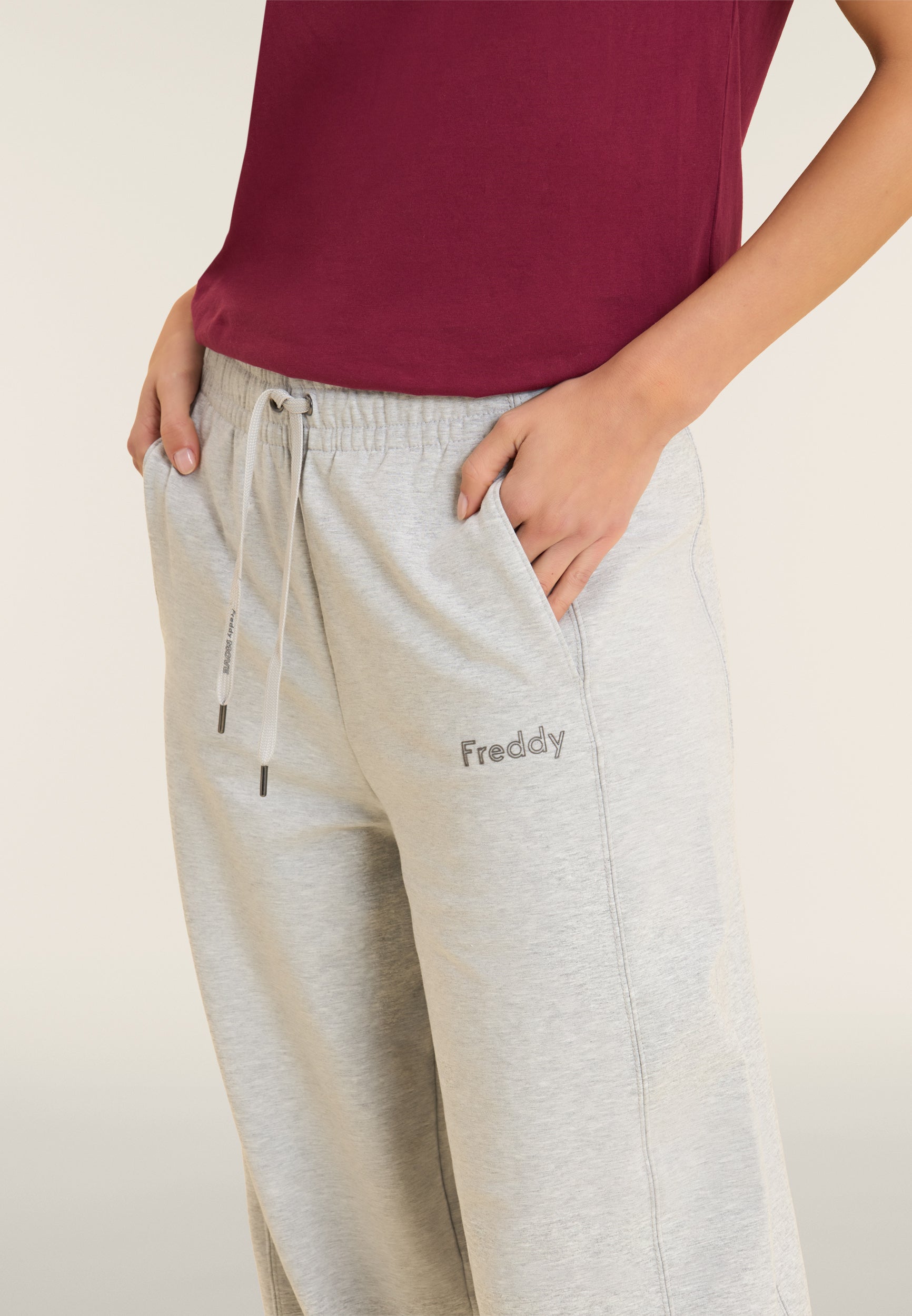 pantalon-sport-femme-freddy-balloon-fit-m-lange image 4