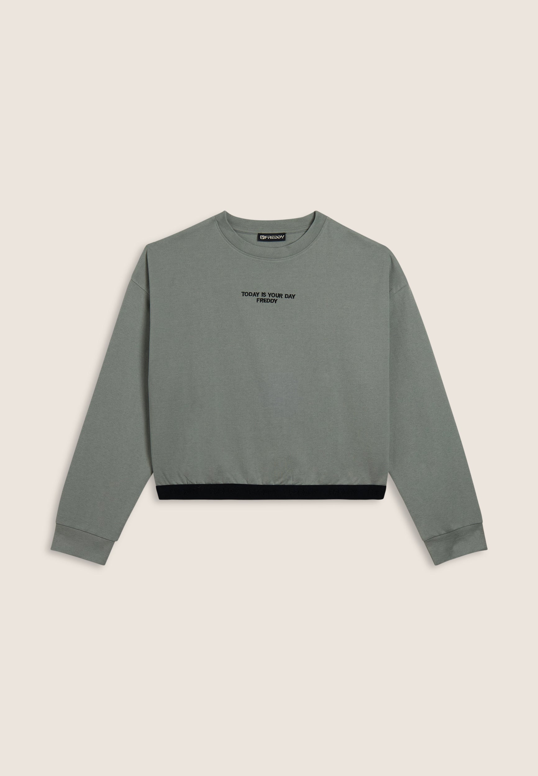 freddy-felpa-donna-sweatshirt-femme-today-is-your-day-bande-logot-e image 8