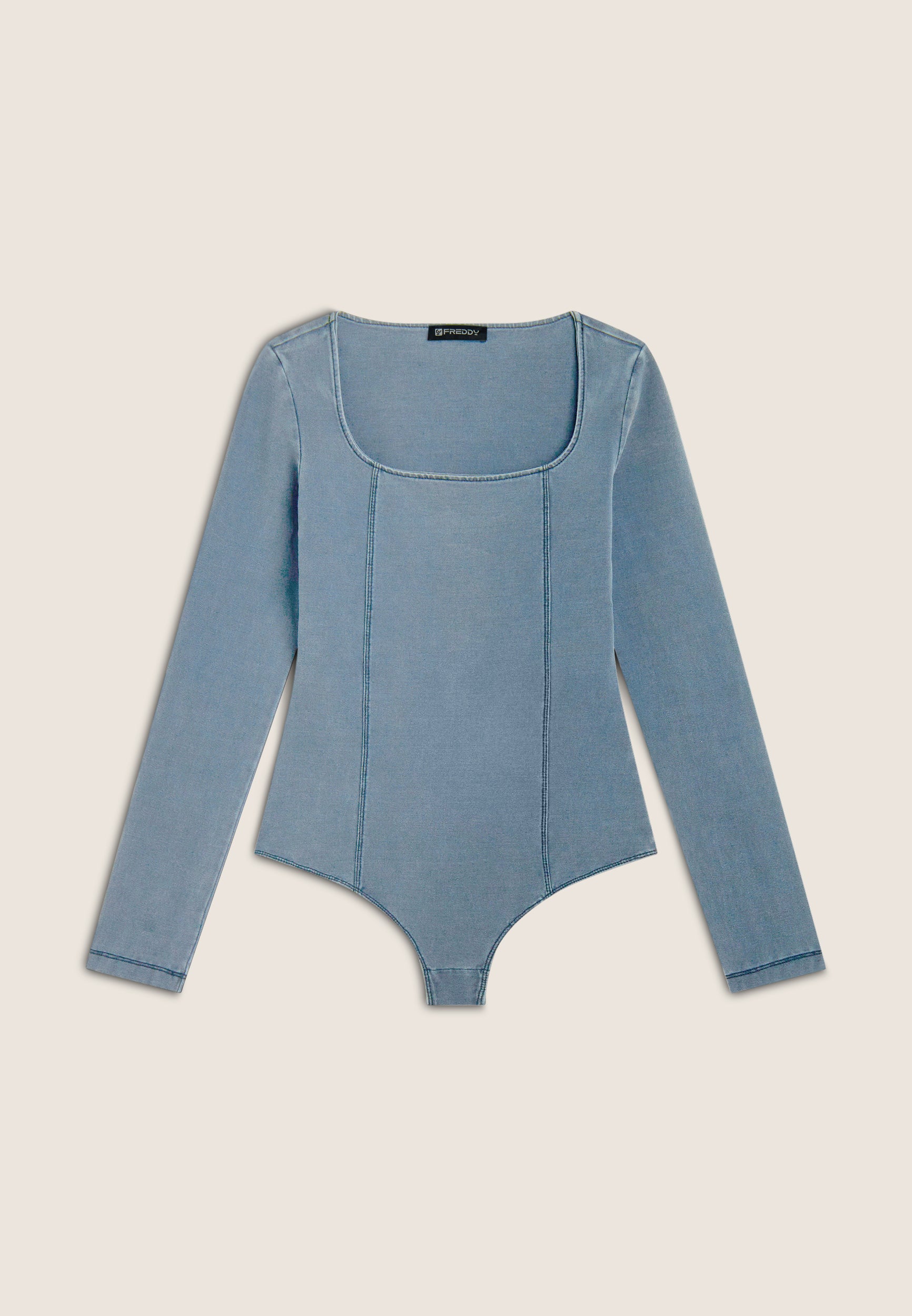 freddy-body-femme-col-carr-jersey-effet-denim image 8