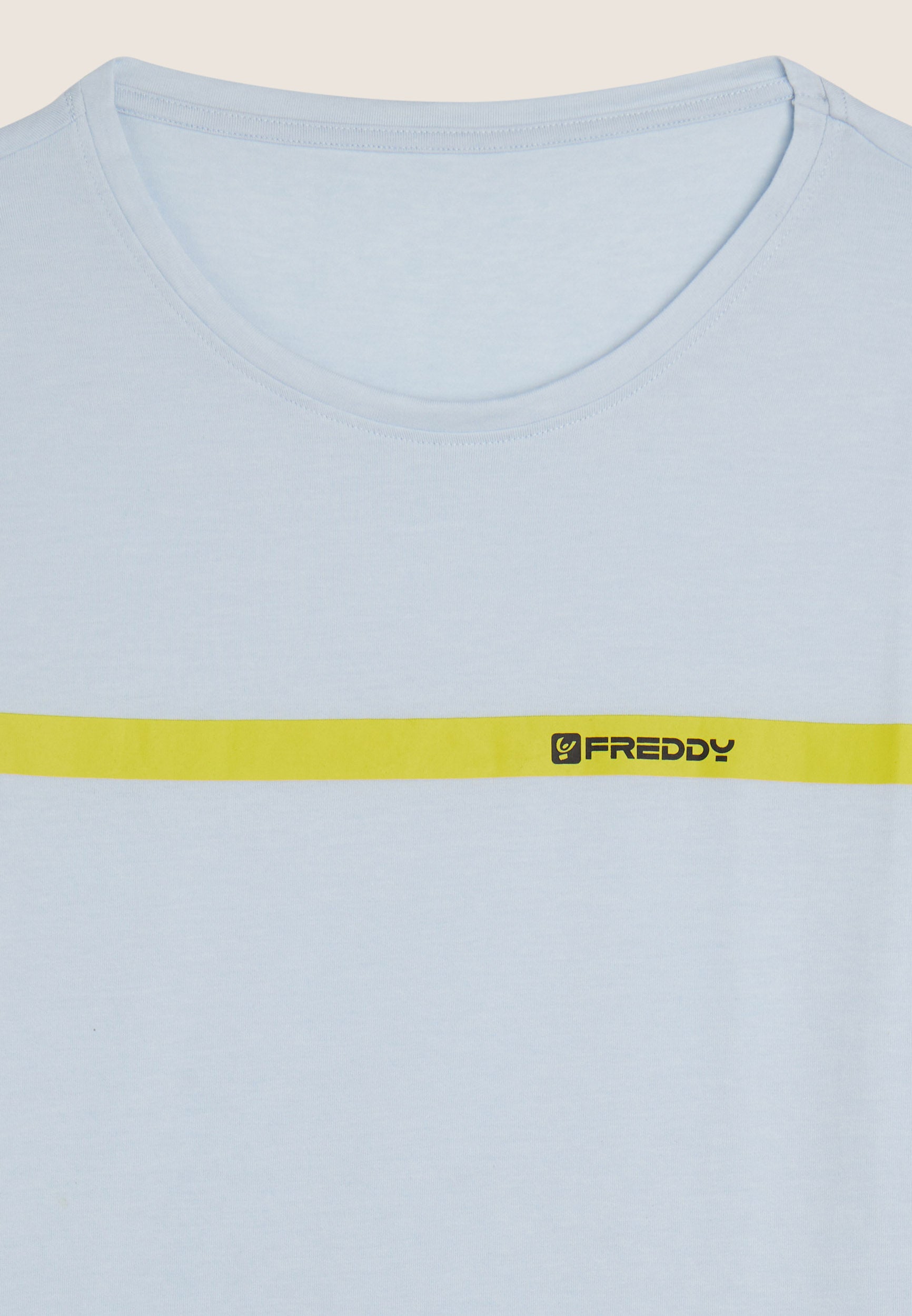 freddy-t-shirt-homme-regular-bande-contrast-e-logo image 6