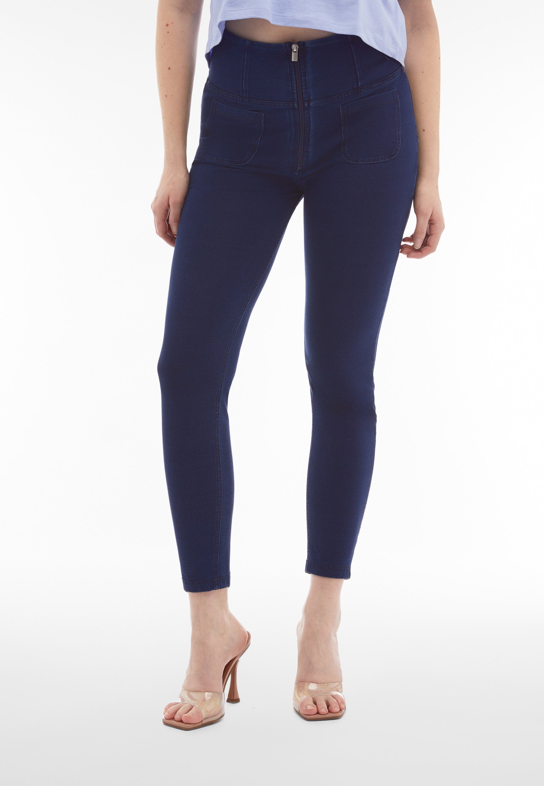 freddy-wr-up-jeggings-push-up-taille-super-haute-7-8-denim image 1