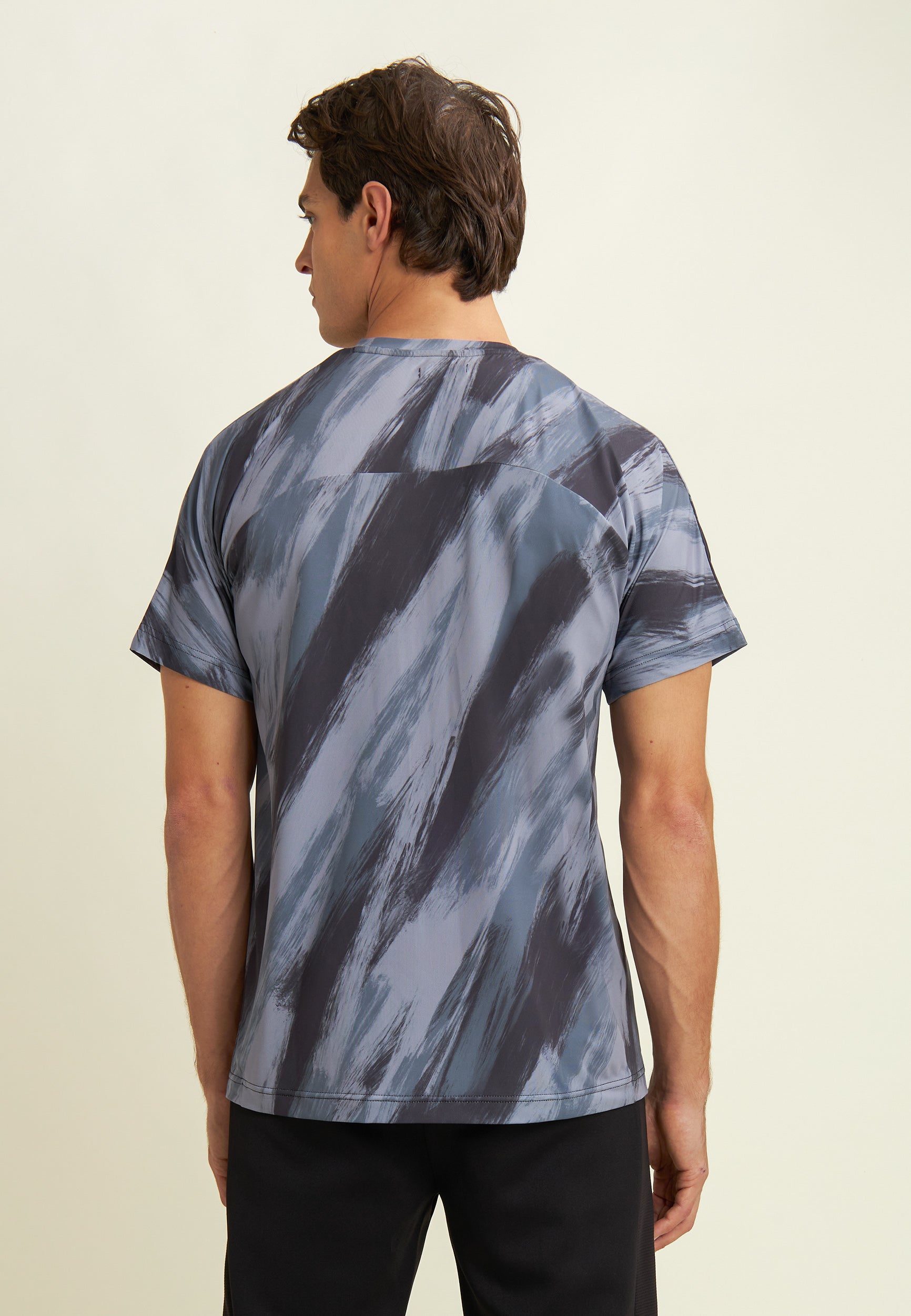 freddy-t-shirt-homme-brush-tech-slim-imprim-pennellata image 3