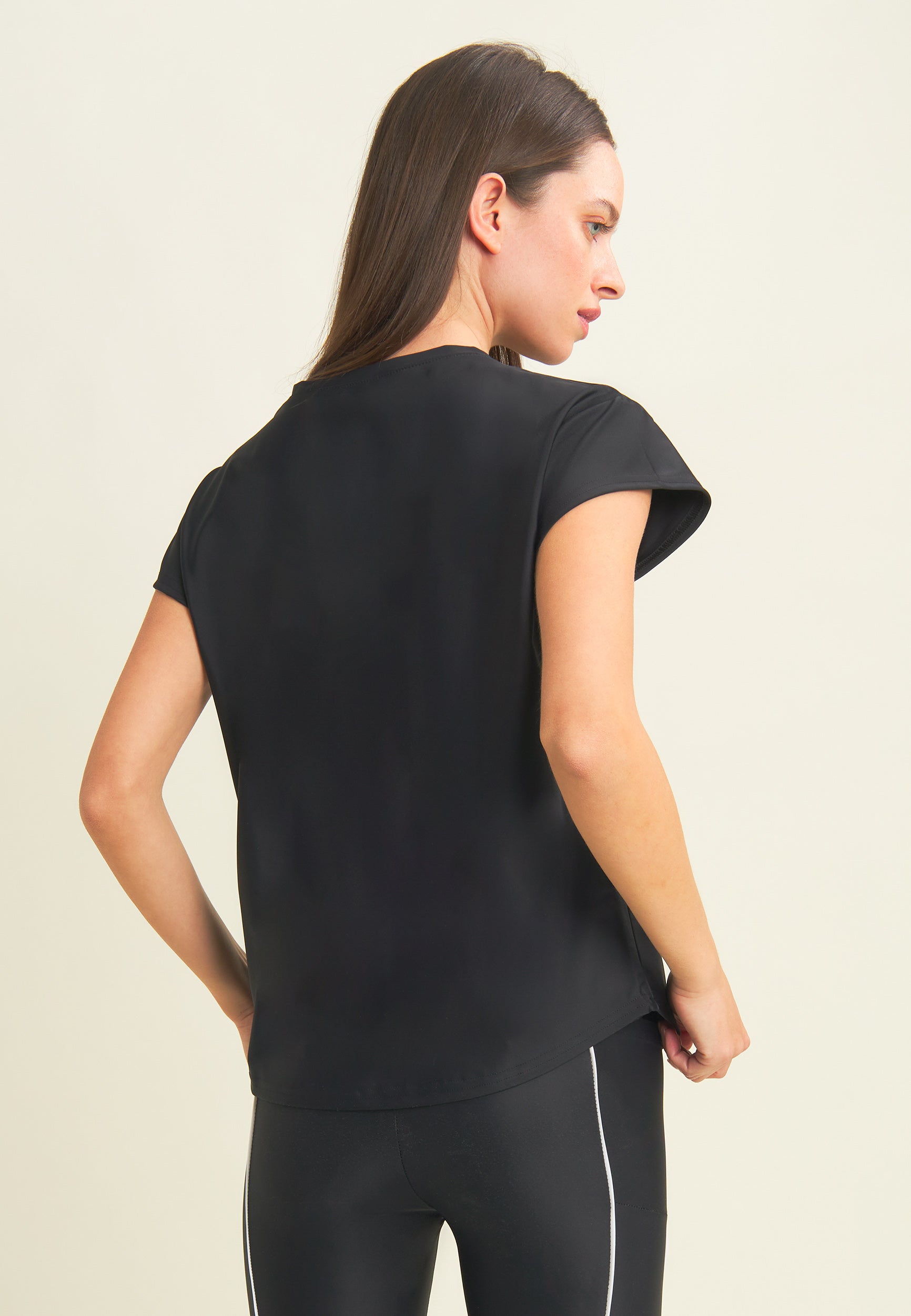 freddy-t-shirt-technique-femme-manches-ailettes-jersey-nylon image 3