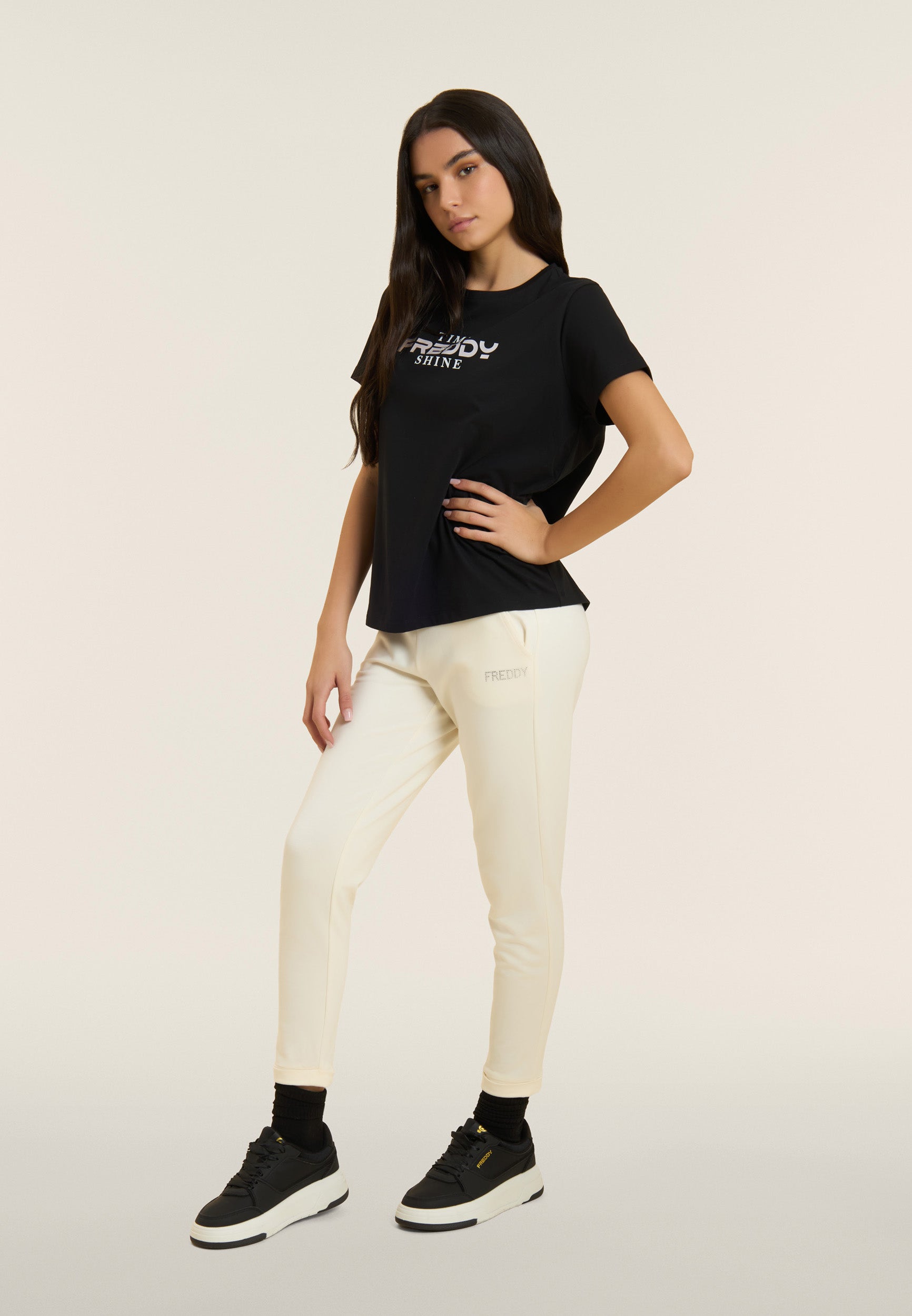 freddy-t-shirt-time-shine-comfort-fit-logo-holographique image 5