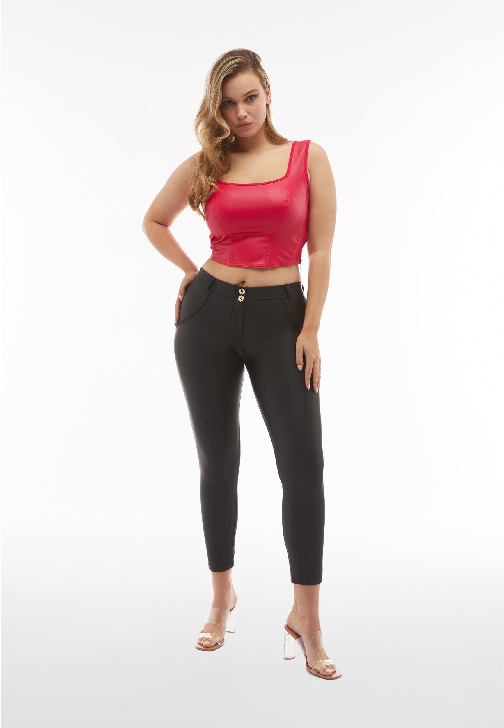 freddy-wr-up-pantalon-7-8-superskinny-simili-cuir-cologique image 2