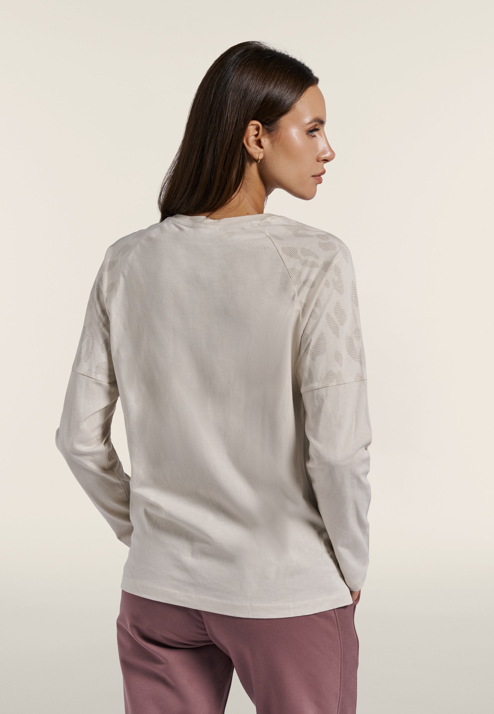 freddy-wr-up-t-shirt-femme-manches-longues-jersey-coton-inserts-l-opard image 3