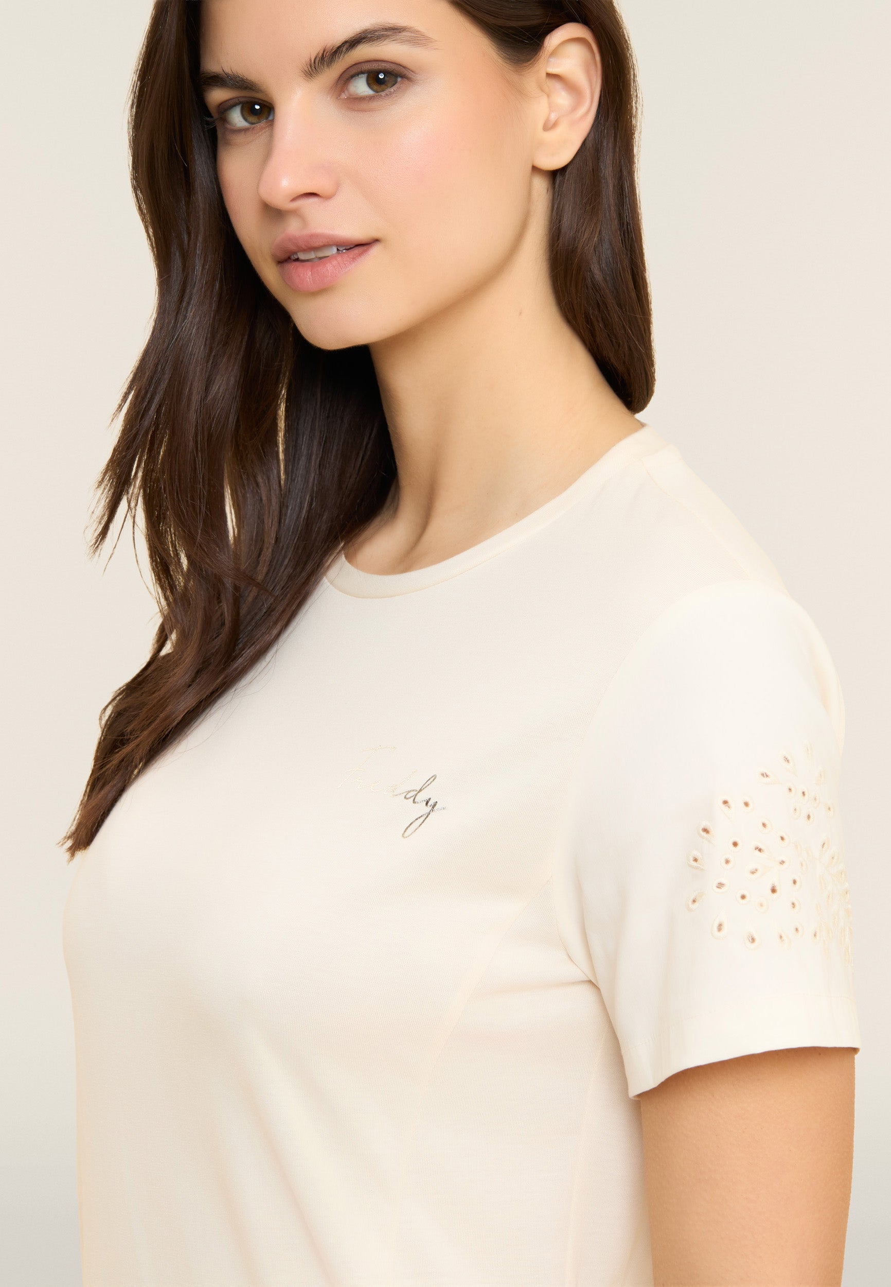 freddy-robe-femme-jersey-coton-modal-broderie-sangallo image 4