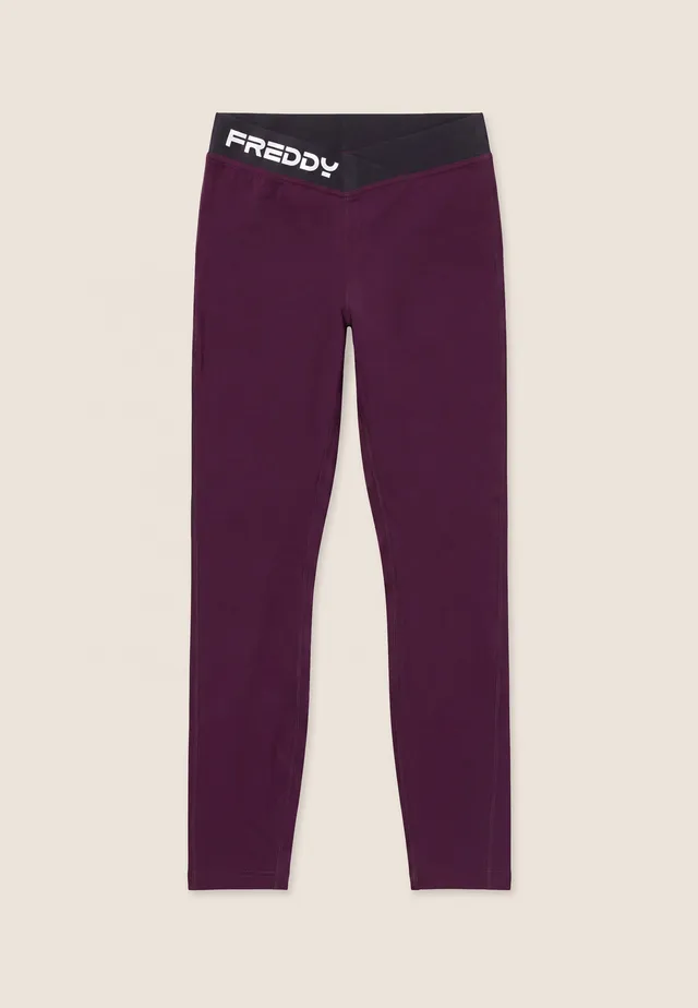 freddy-leggings-7-8-taille-haute-lastique-jacquard-v image 1