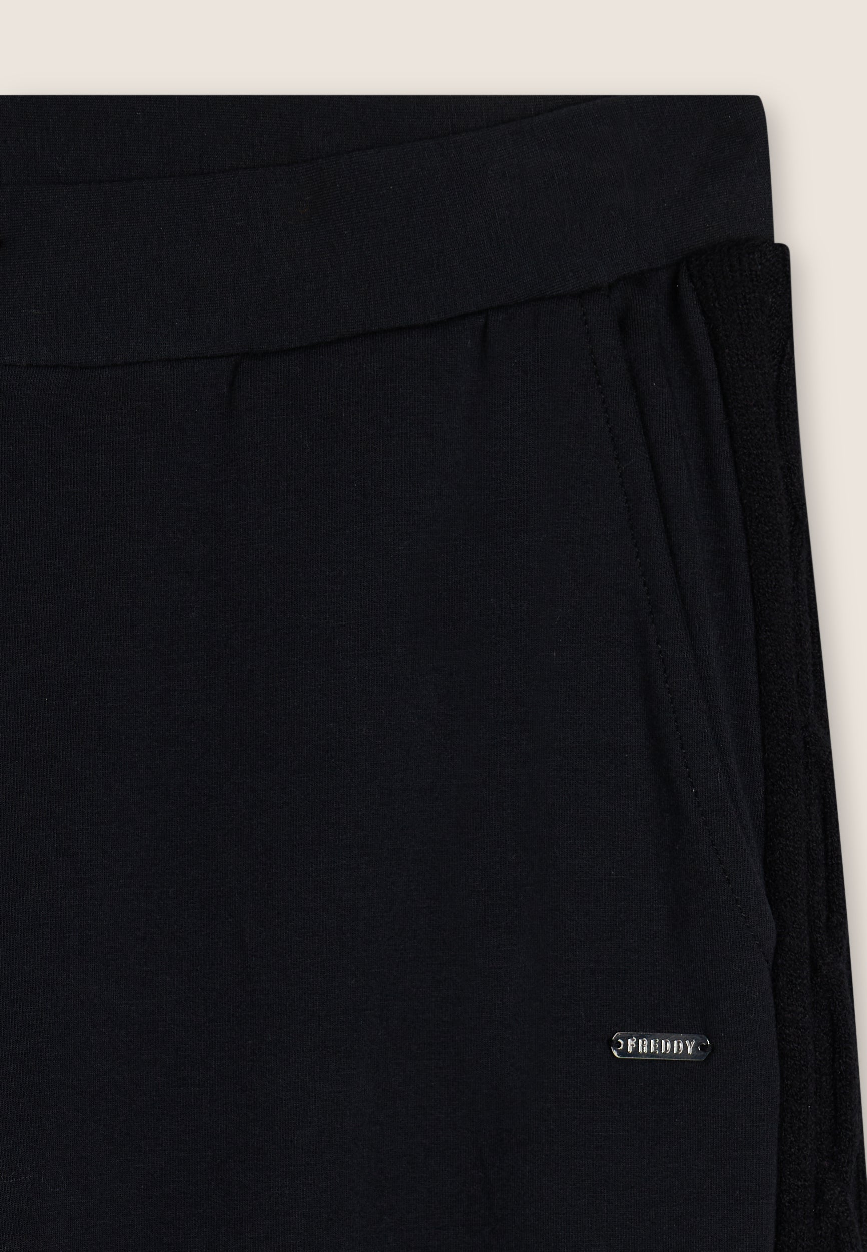 freddy-pantalon-femme-wide-leg-felpa-modal image 3