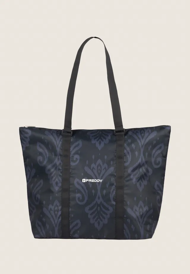 sac-shopper-freddy-fantaisie-florale-zipp-e-35x13x36cm image 1