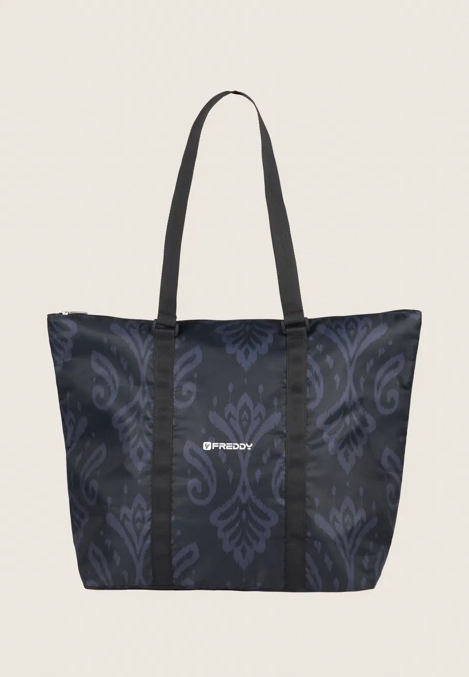 sac-shopper-freddy-fantaisie-florale-zipp-e-35x13x36cm image 1