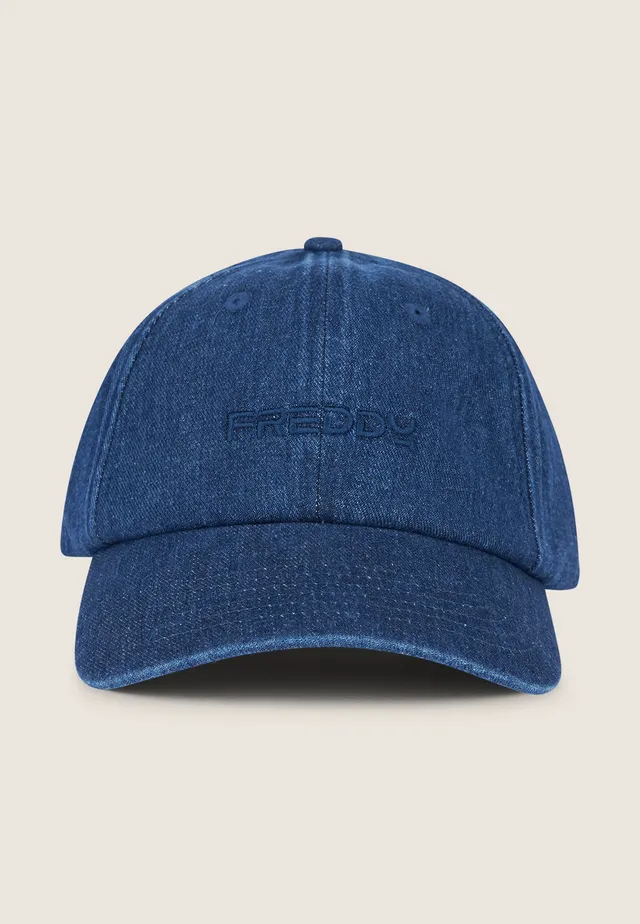 freddy-casquette-baseball-denim-broderie-ton-sur-ton image 1