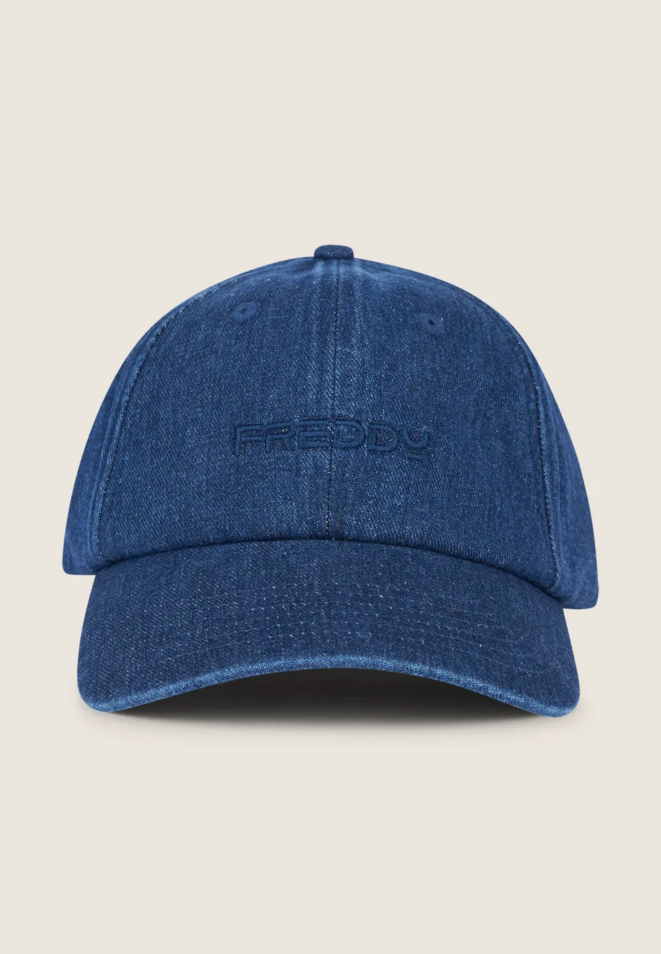 freddy-casquette-baseball-denim-broderie-ton-sur-ton image 1