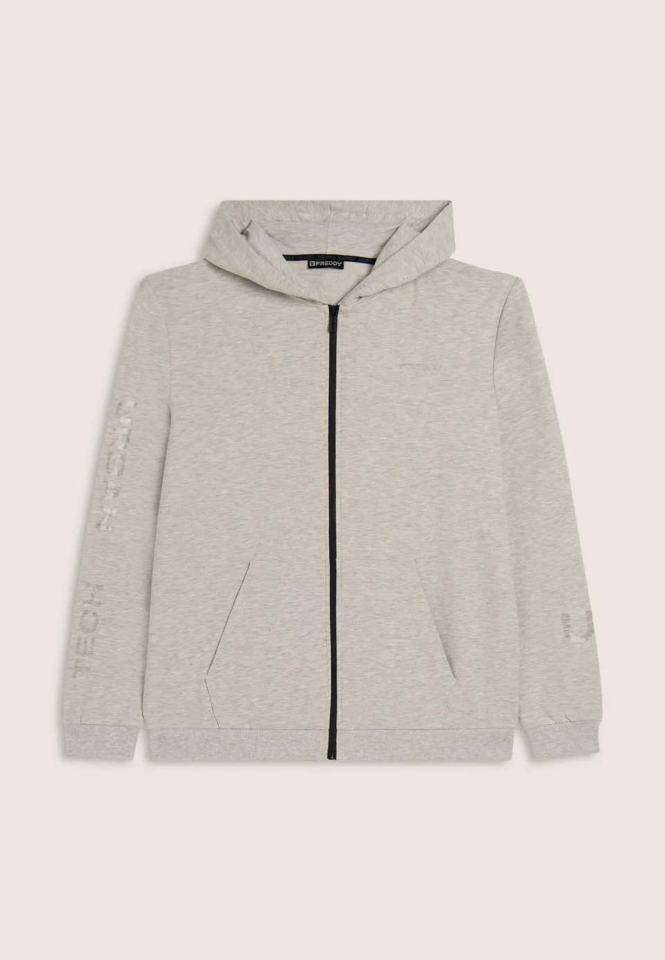 freddy-sweat-m-lang-full-zip-capuche-effet-brillant image 1