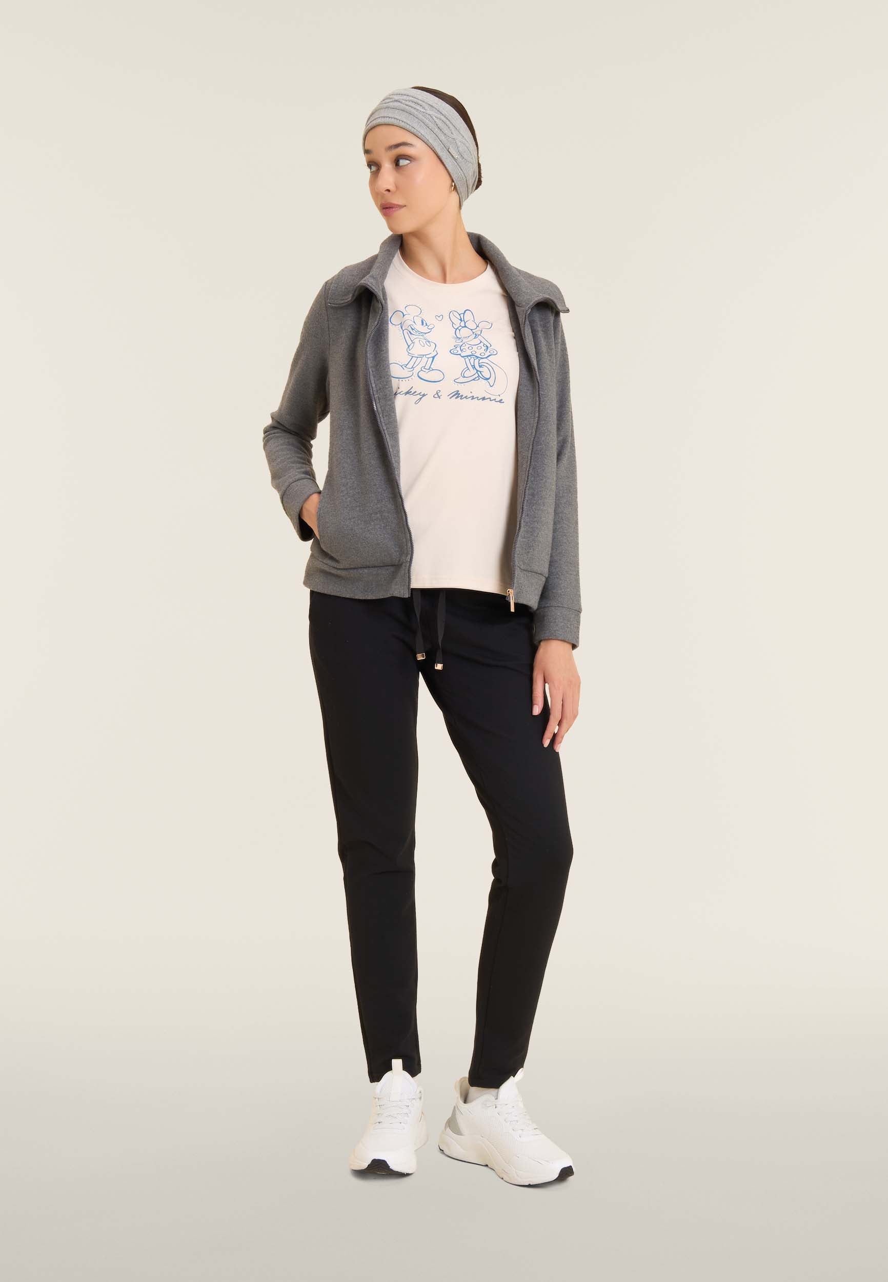 freddy-pantalon-droit-femme-molleton-gratt-modal-lastique image 2