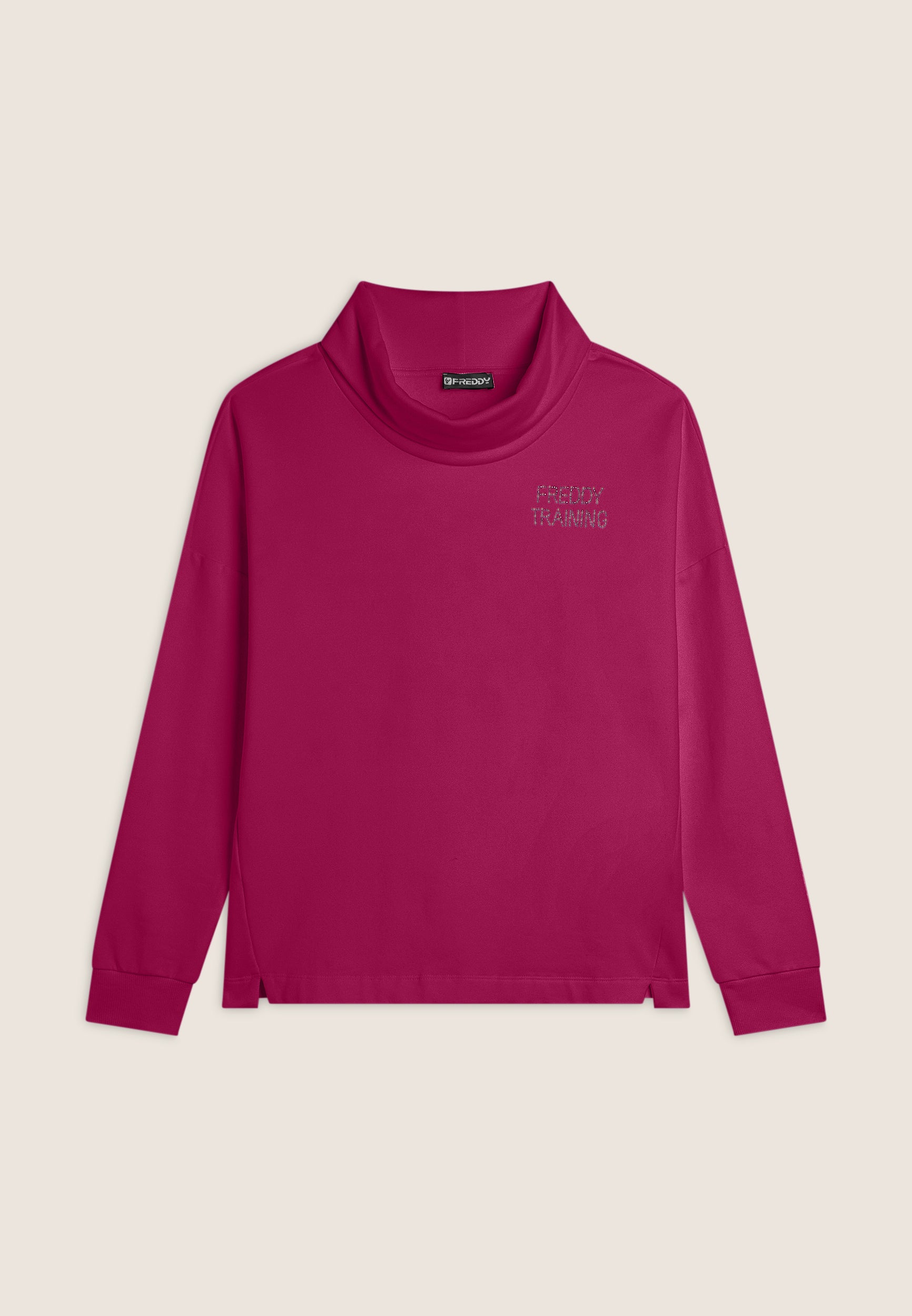 freddy-training-sweat-femme-comfort-fit-col-tube-clous image 8