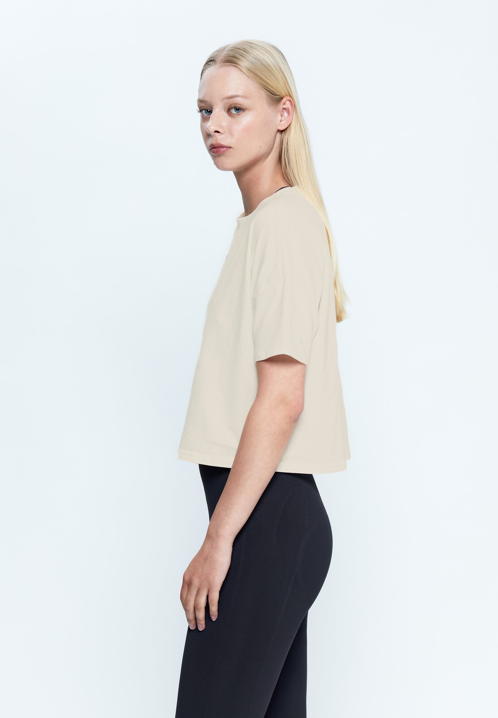 freddy-elite-t-shirt-femme-cropped-jersey-coton-logo-elite image 4