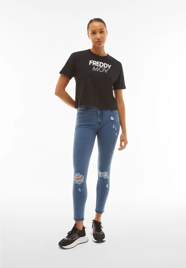 freddy-black-jean-skinny-taille-regular-denim-cologique image 1