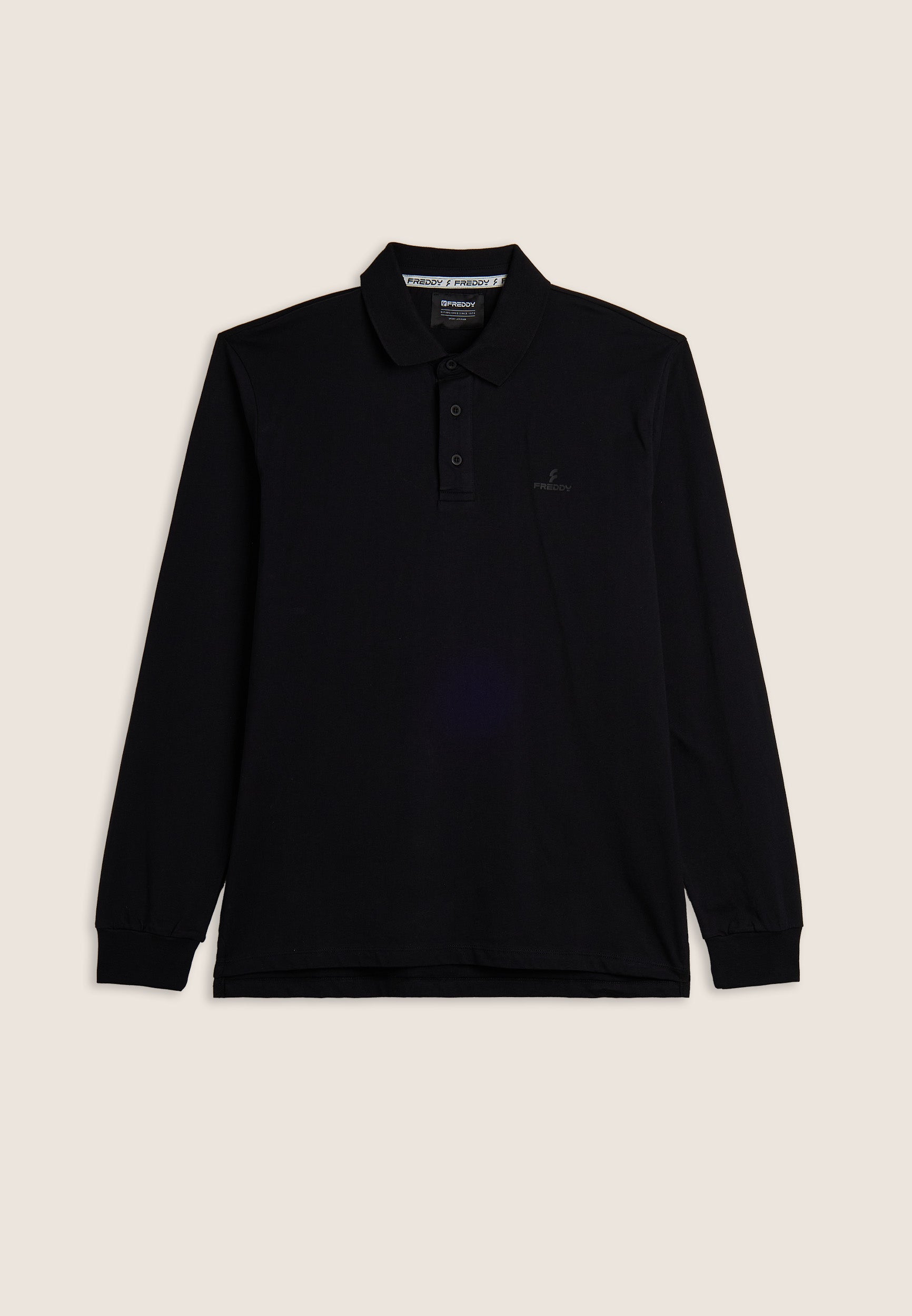 freddy-polo-manches-longues-coton-classique-femme image 1