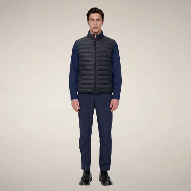 save-the-duck-rupert-gilet-homme-bleu-noir image 1