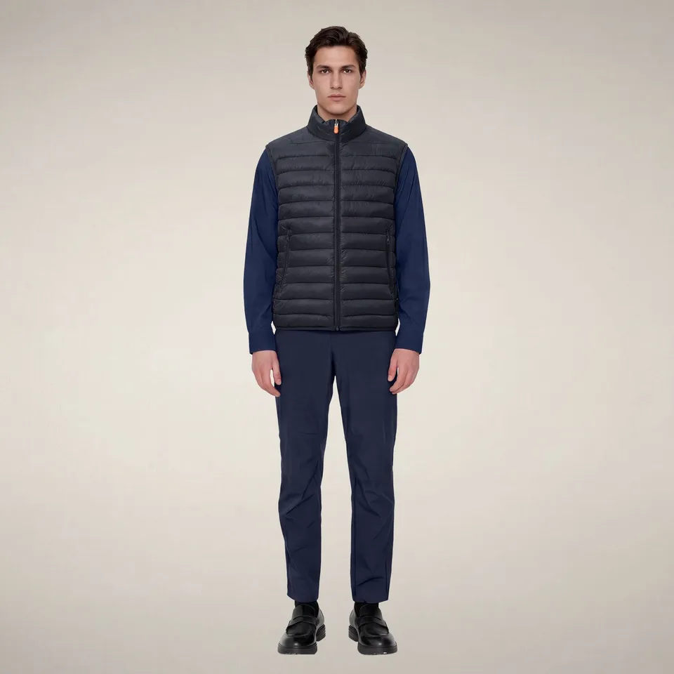 save-the-duck-rupert-gilet-homme-bleu-noir image 1
