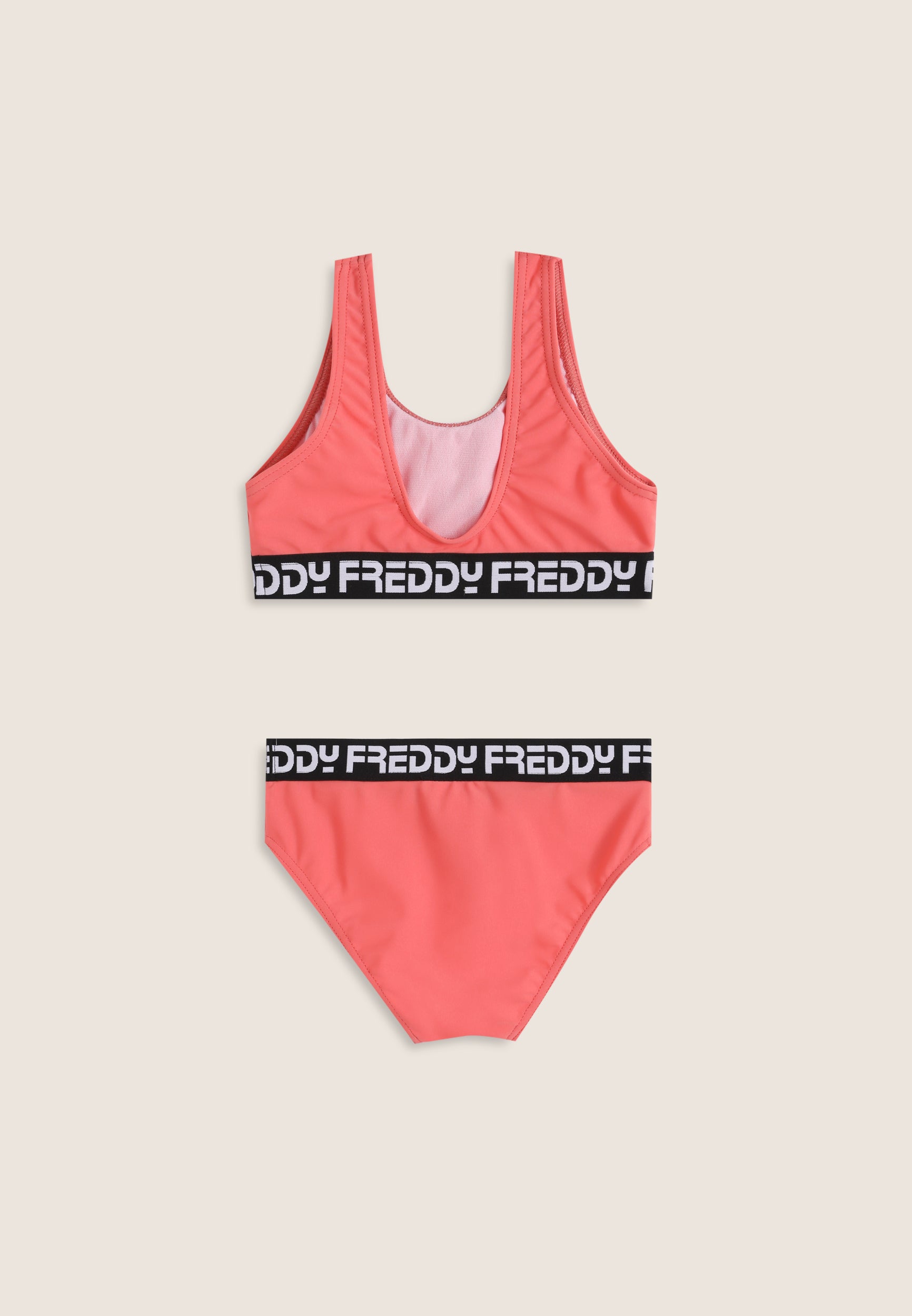 maillot-2-pi-ces-fille-freddy-bandeaux-logot-s image 2