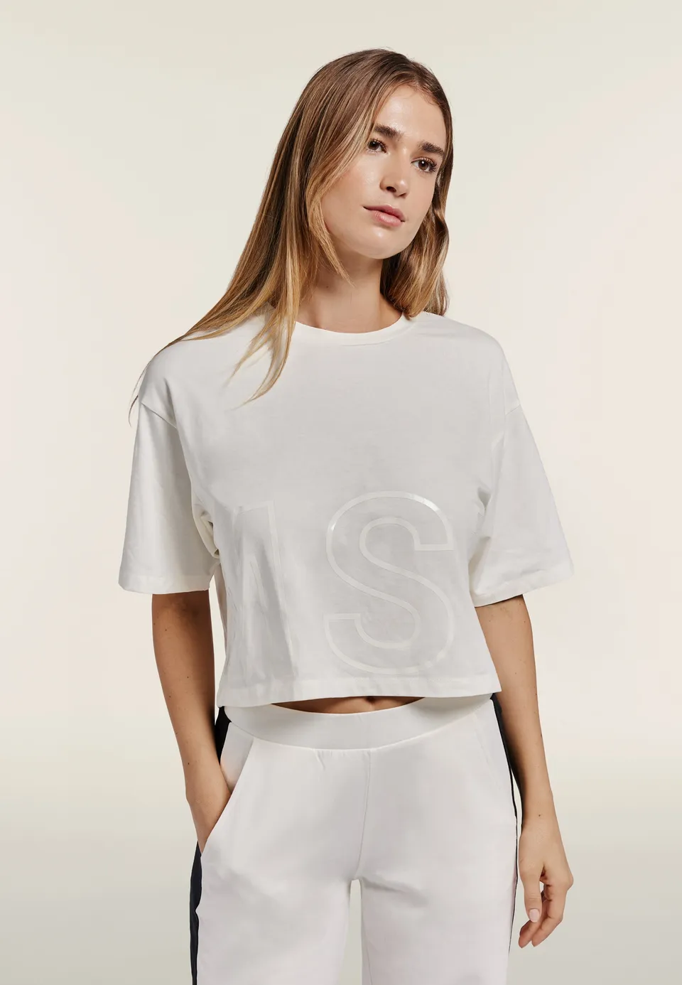 freddy-t-shirt-cropped-comfort-maxi-print-femme image 1