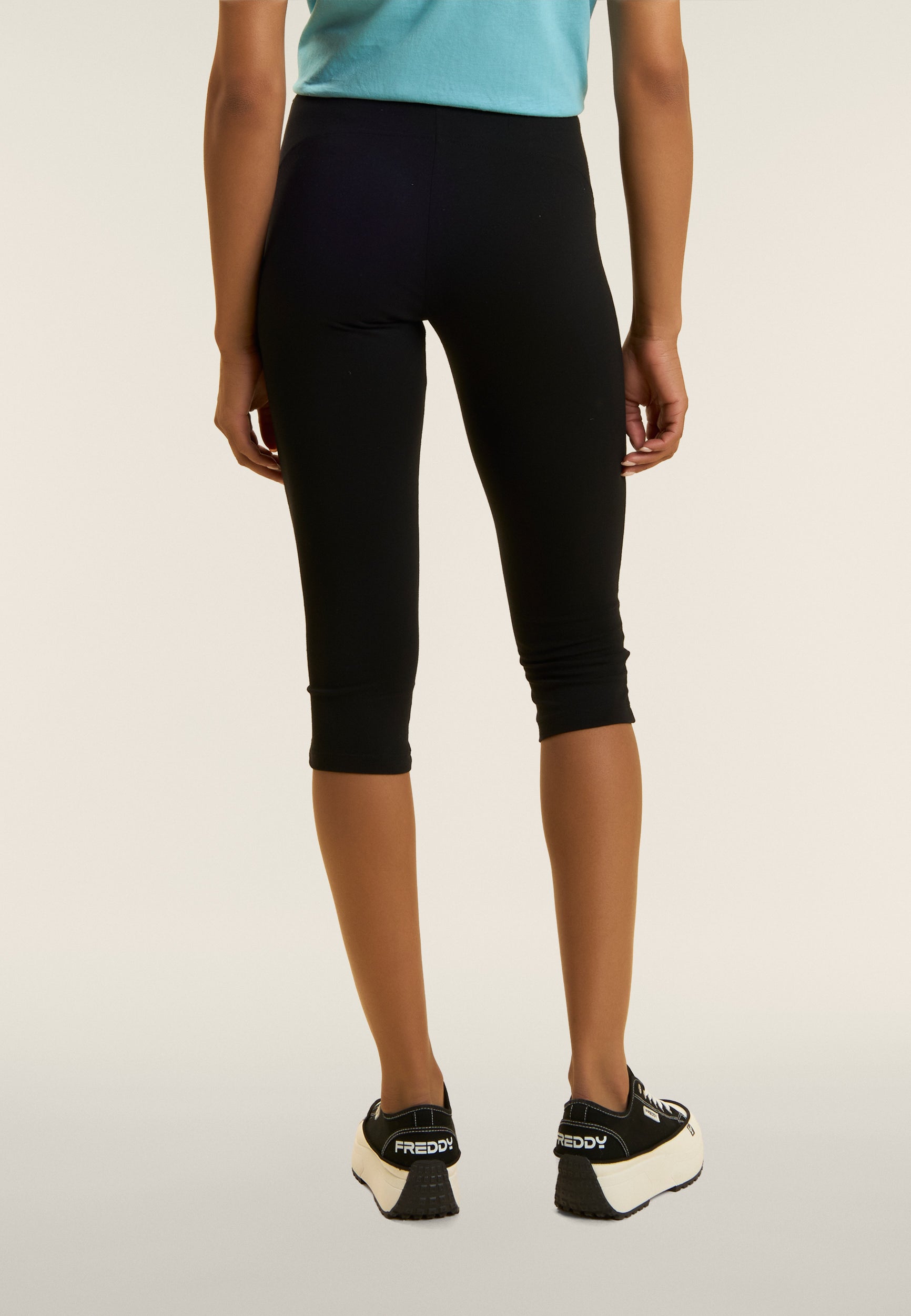 freddy-legging-corsaire-logo-glitter-jersey-coton-stretch image 3