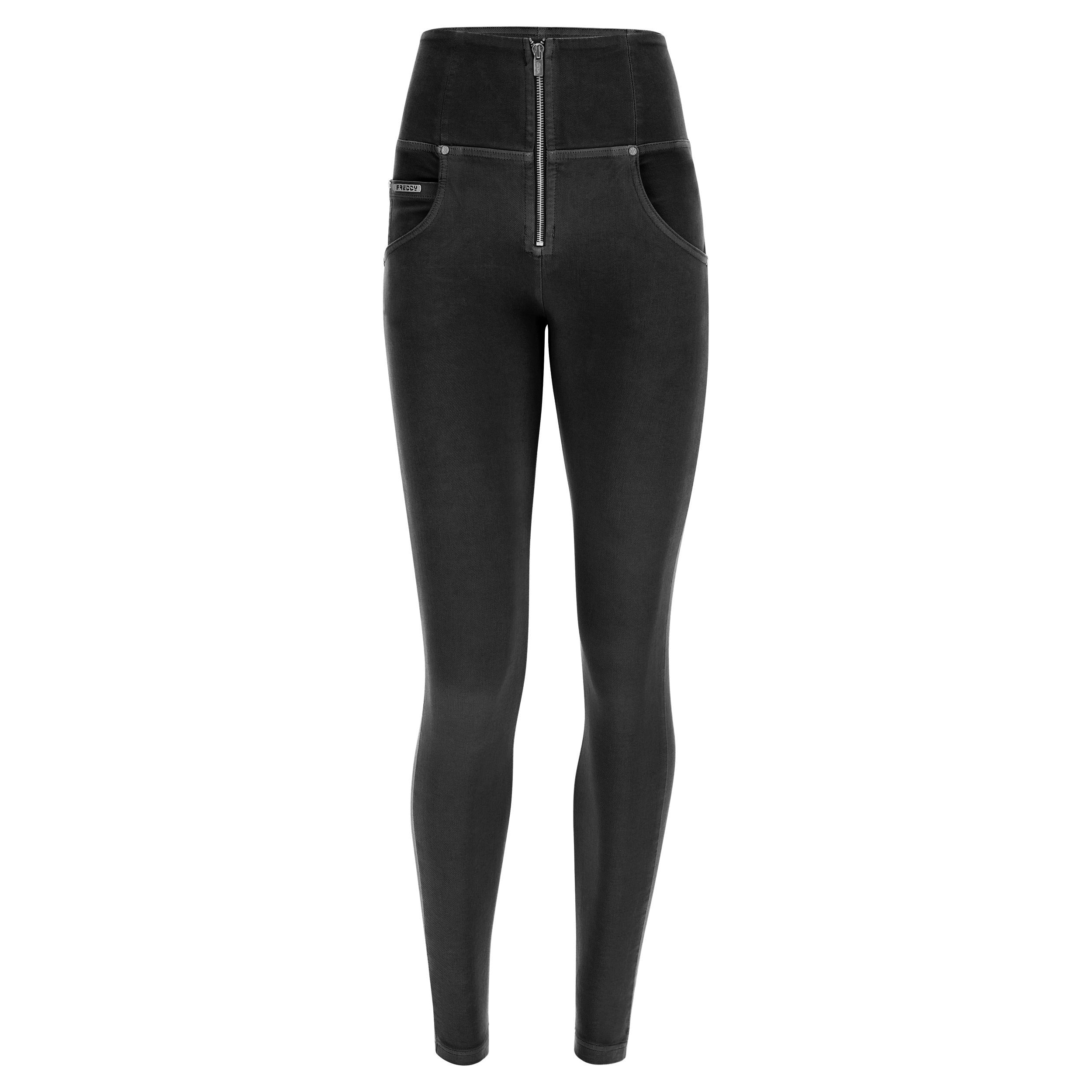 freddy-wr-up-pantalon-push-up-taille-tr-s-haute-en-gabardine-teint-en-pi-ce image 2