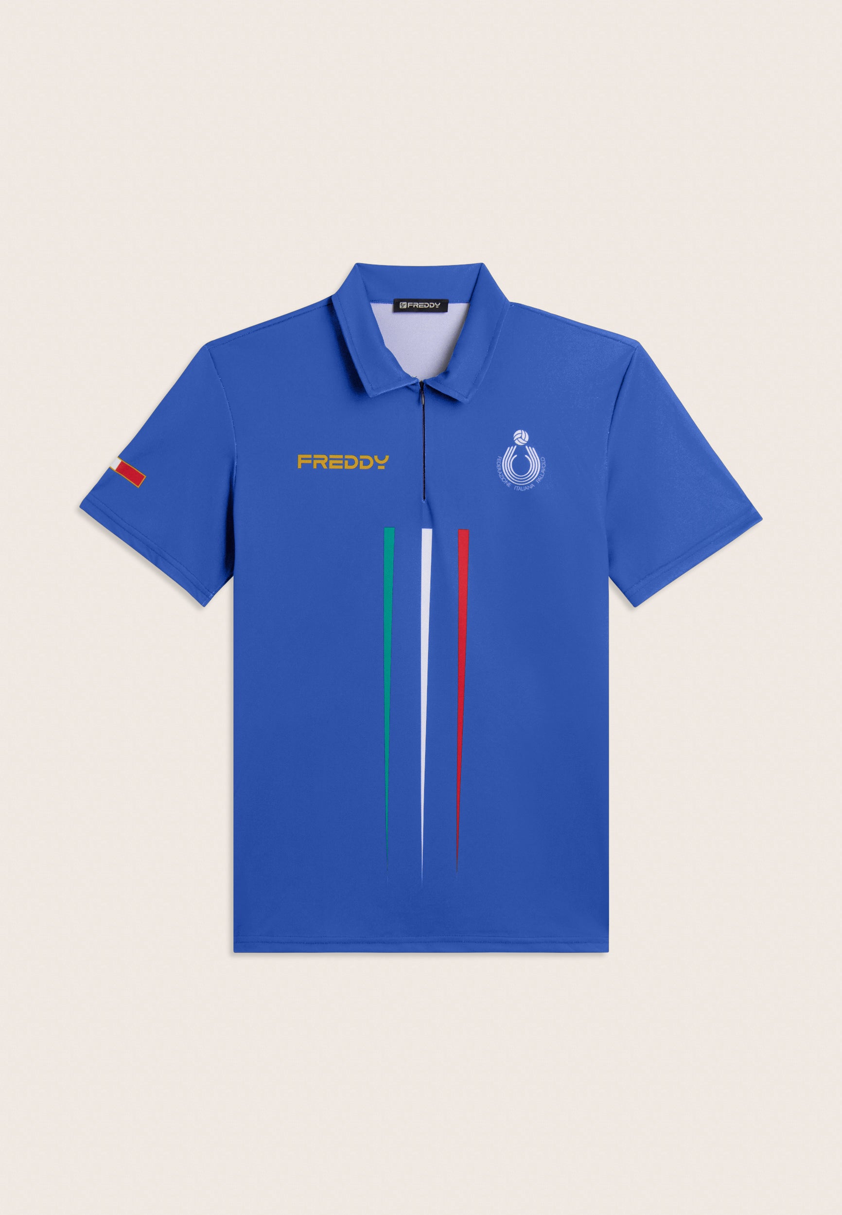 freddy-polo-homme-fipav-arbitre-double-piqu-zip image 5