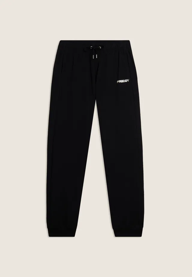 freddy-pantalon-jogging-comfort-fit-coton-stretch-poignets image 1