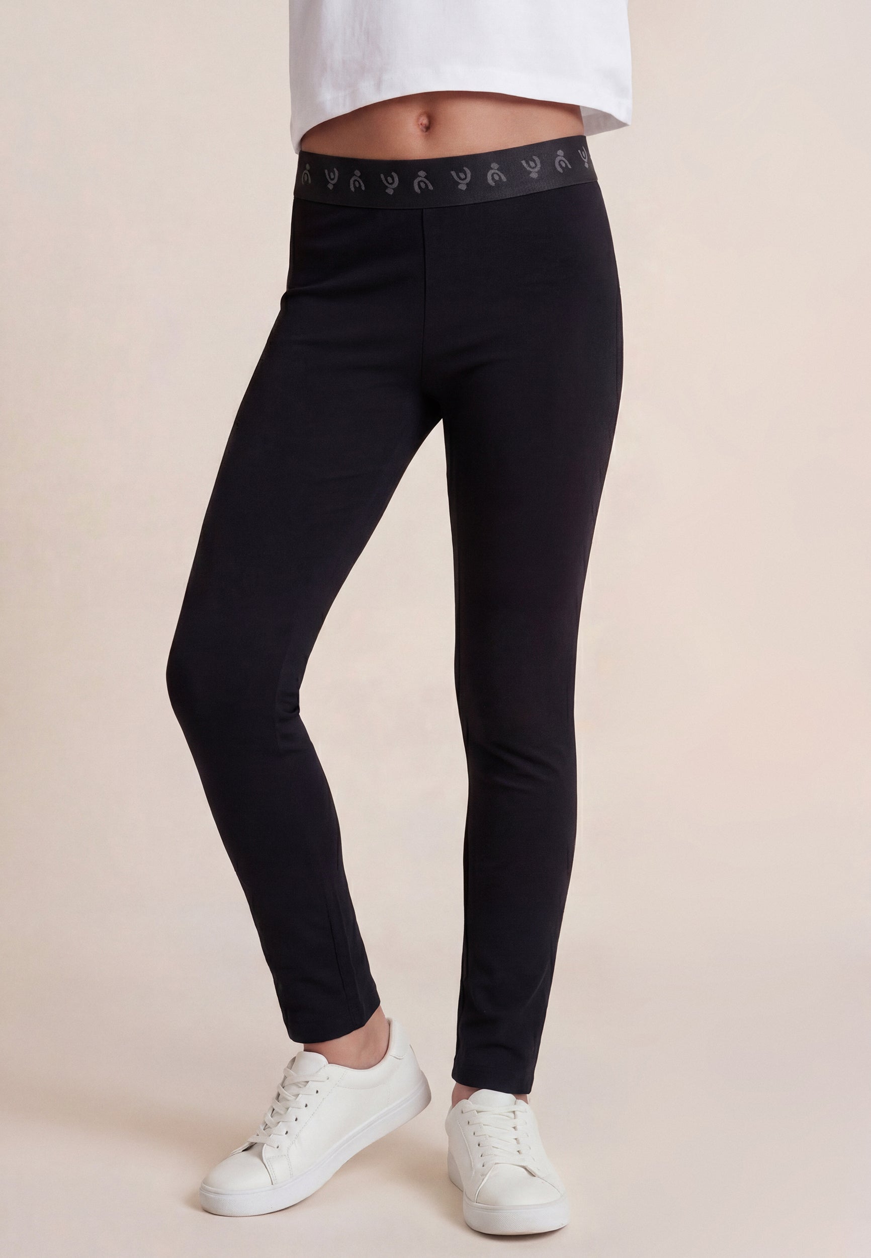 freddy-legging-corsaire-fille-jersey-logo-lastique image 1