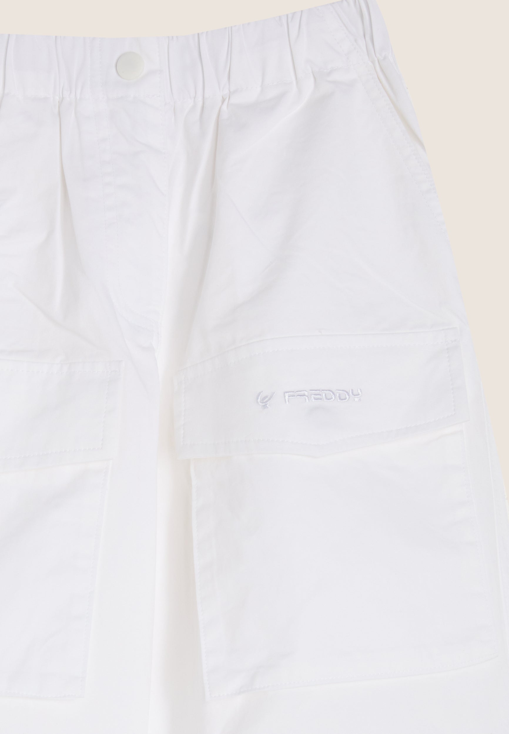 pantalon-cargo-femme-freddy-popeline-poches-frontales image 6