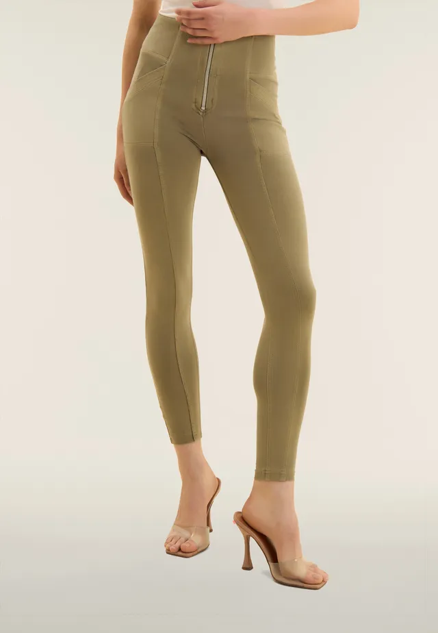 freddy-wr-up-pantalon-taille-haute-7-8-coton-bio-effet-d-lav image 1