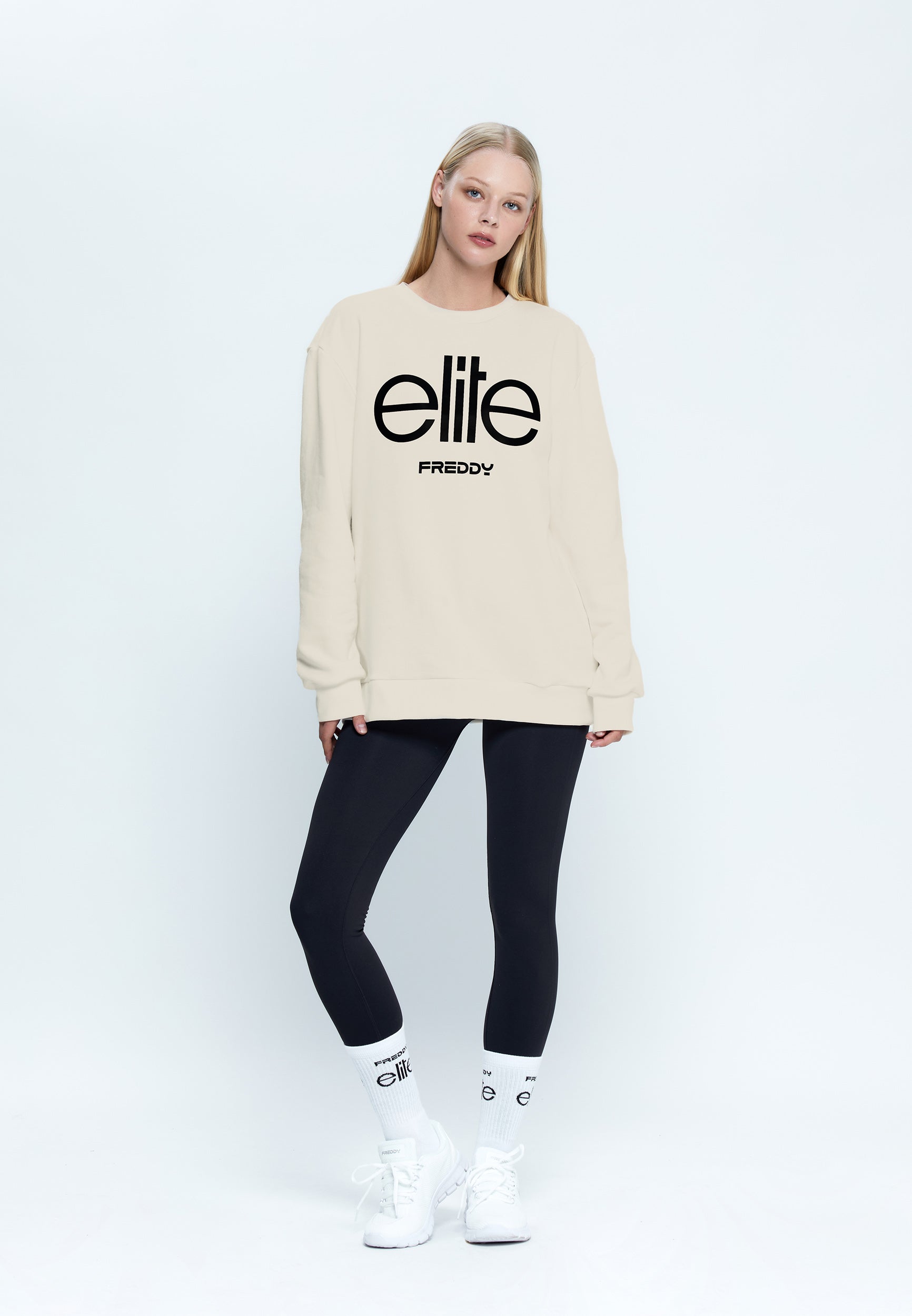 freddy-felpa-unisex-elite-sweat-col-rond-brod-coton image 2