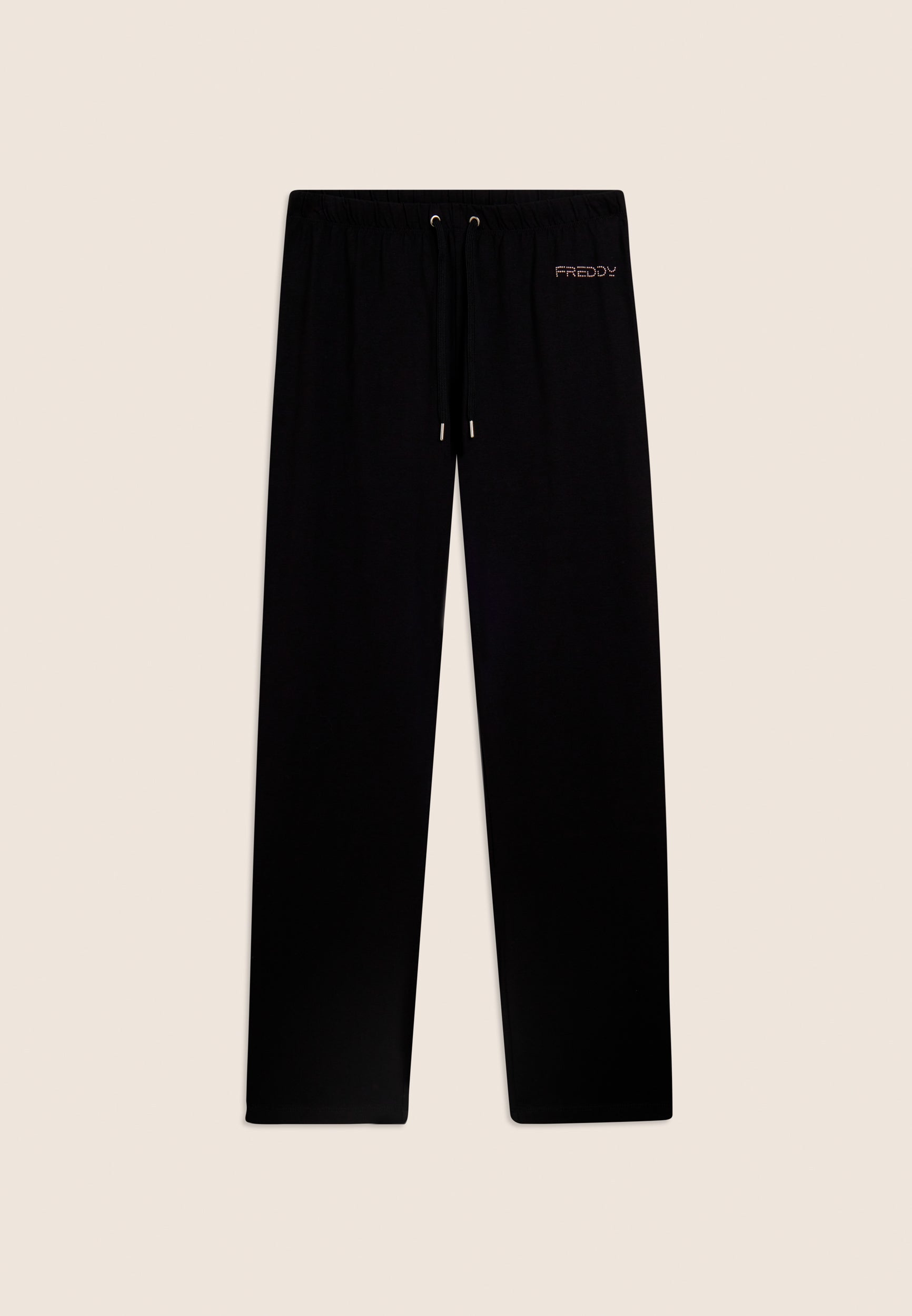 freddy-pantalon-sport-regular-fit-jambe-droite-jersey-coton-logo-perles image 6