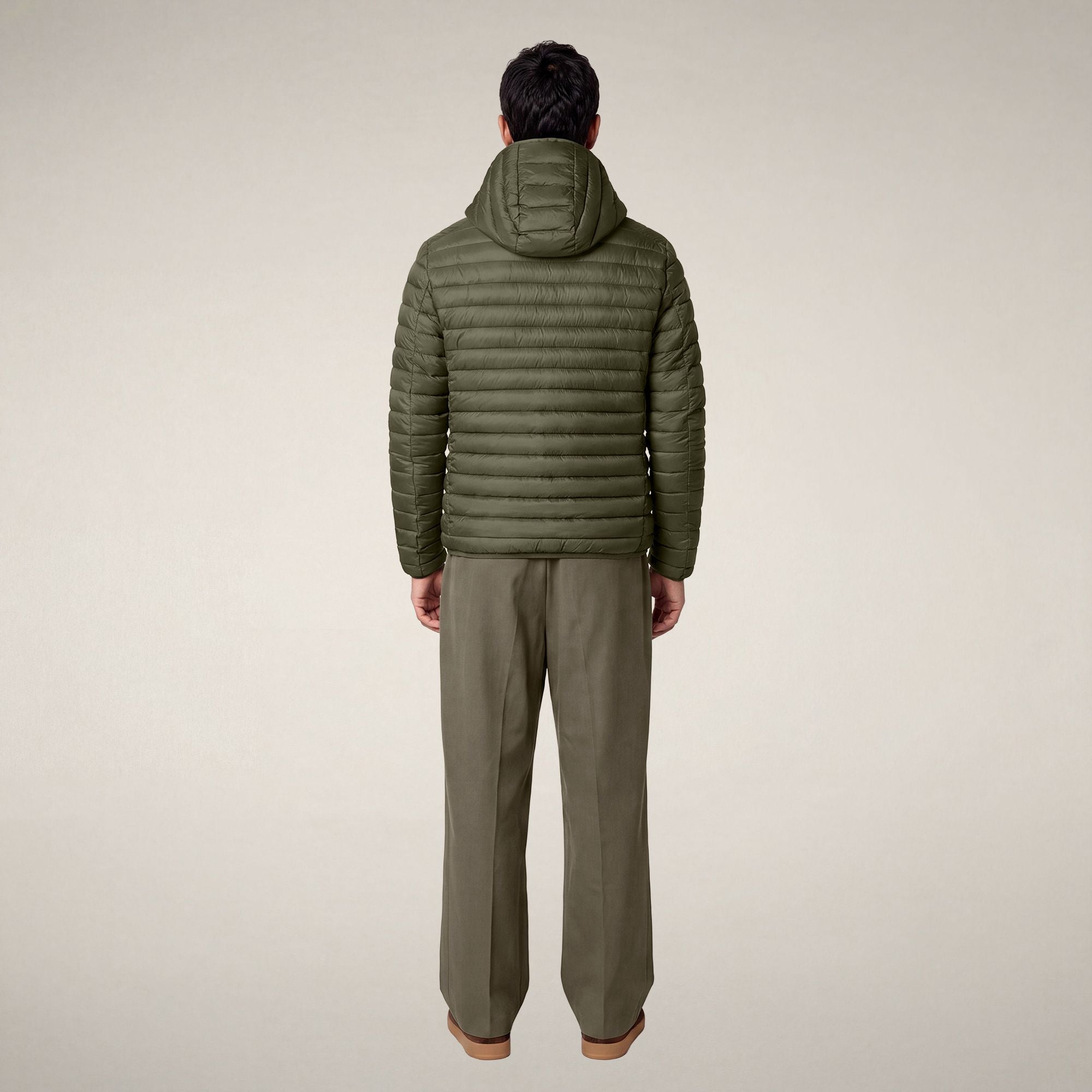 save-the-duck-donald-doudoune-homme-vert-terra-capuche image 2