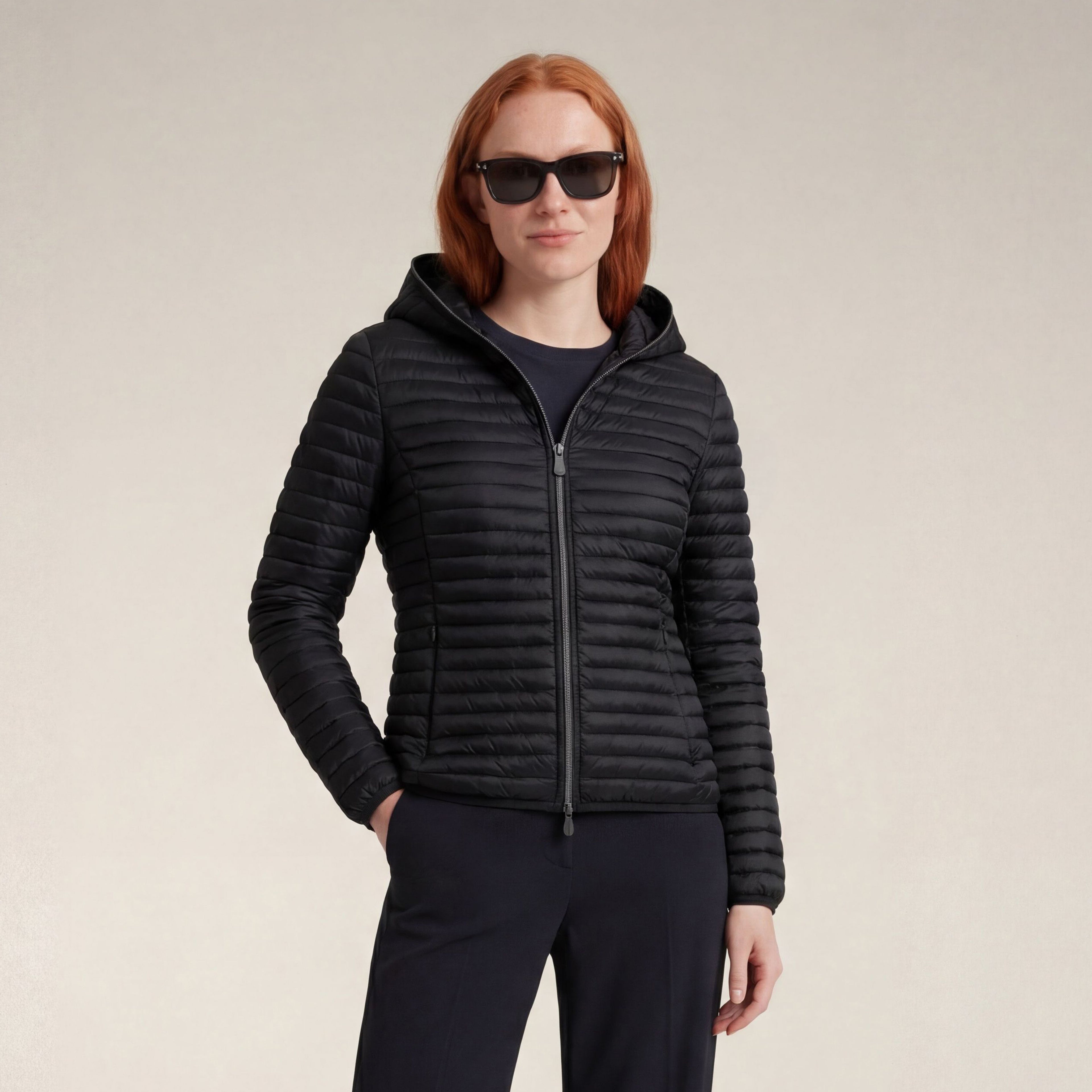 save-the-duck-alexa-doudoune-femme-capuche-noir image 5