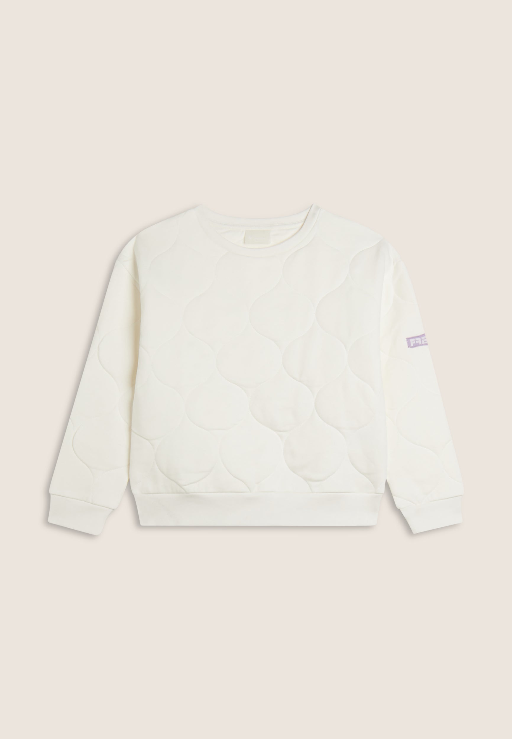 freddy-sweat-fille-texturis-logo-manche-col-rond image 1