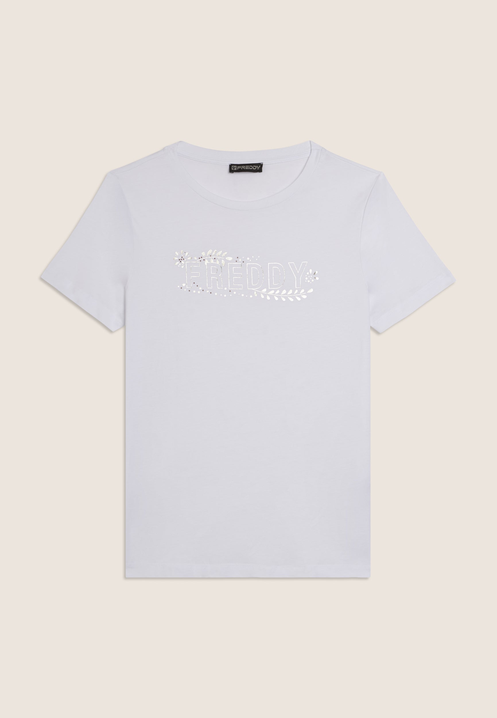 freddy-t-shirt-manches-courtes-femme-fleurs-et-clous image 5