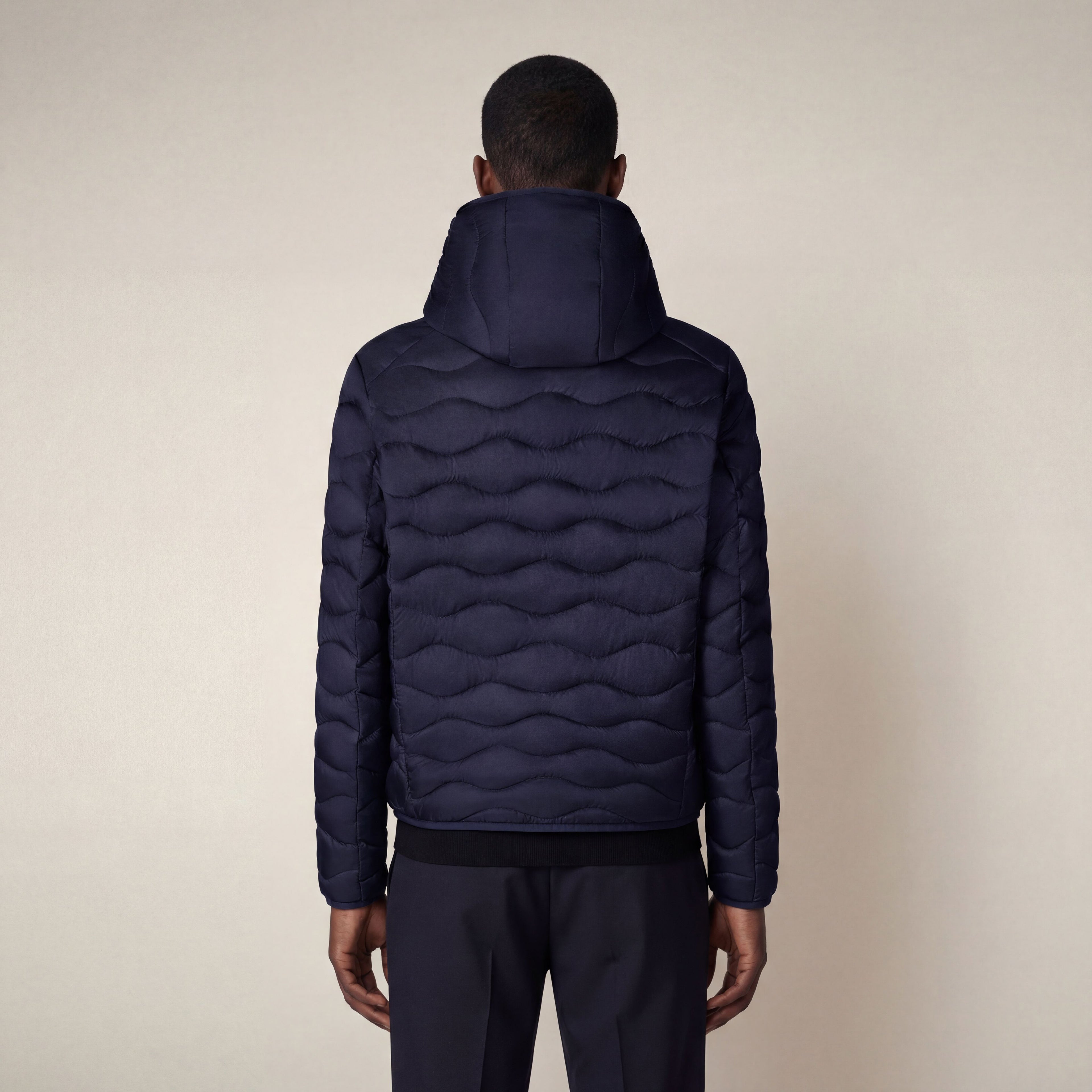 save-the-duck-reef-piumino-homme-capuche-bleu-navy image 2