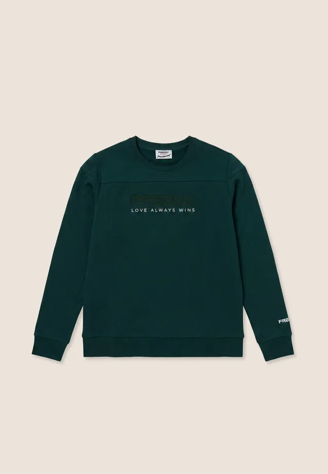 freddy-sweat-col-rond-love-always-win-brod-femme image 1