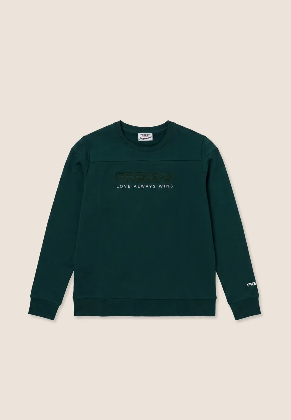 freddy-sweat-col-rond-love-always-win-brod-femme image 1