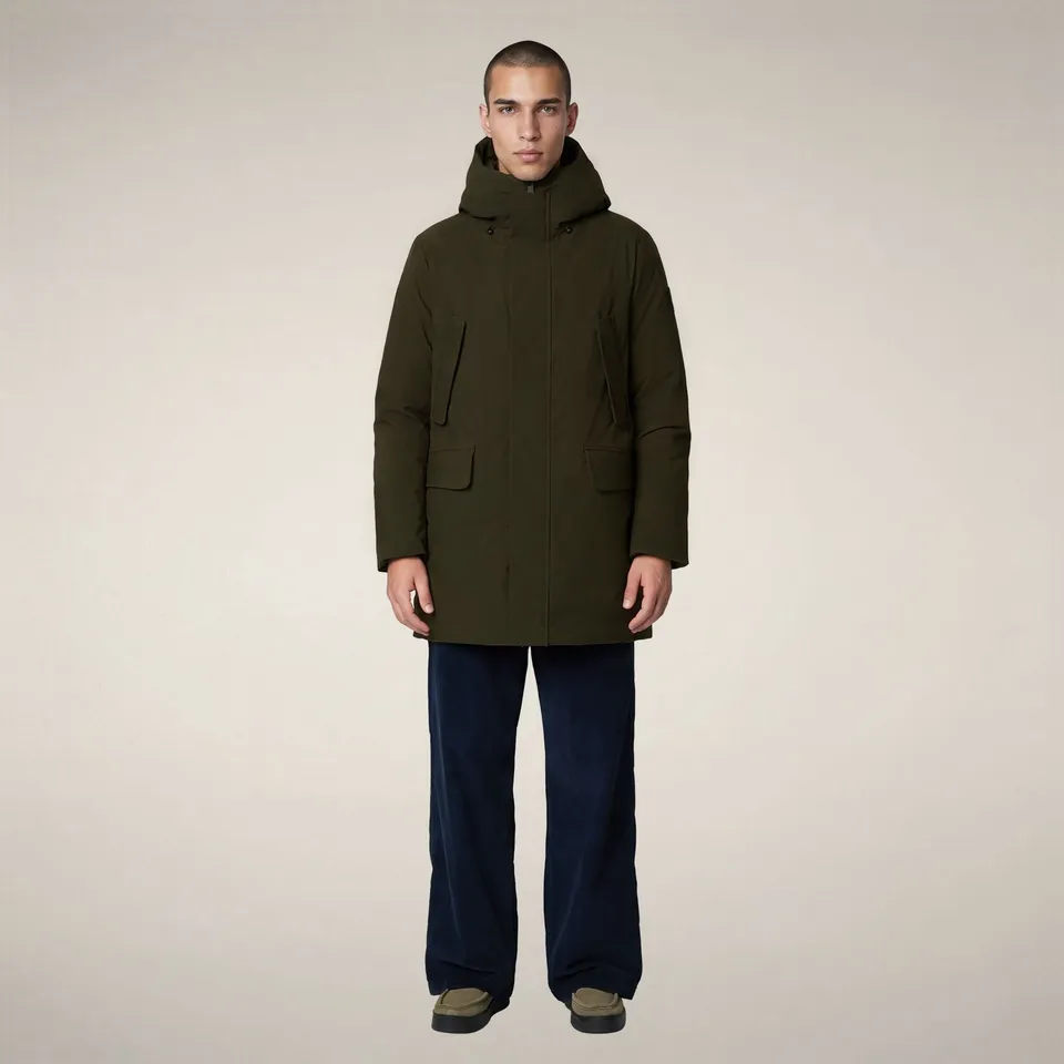save-the-duck-parka-homme-wilson-vert-fonc image 1