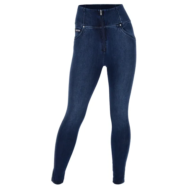 freddy-wr-up-jean-push-up-7-8-curvy-taille-haute-denim-used image 1