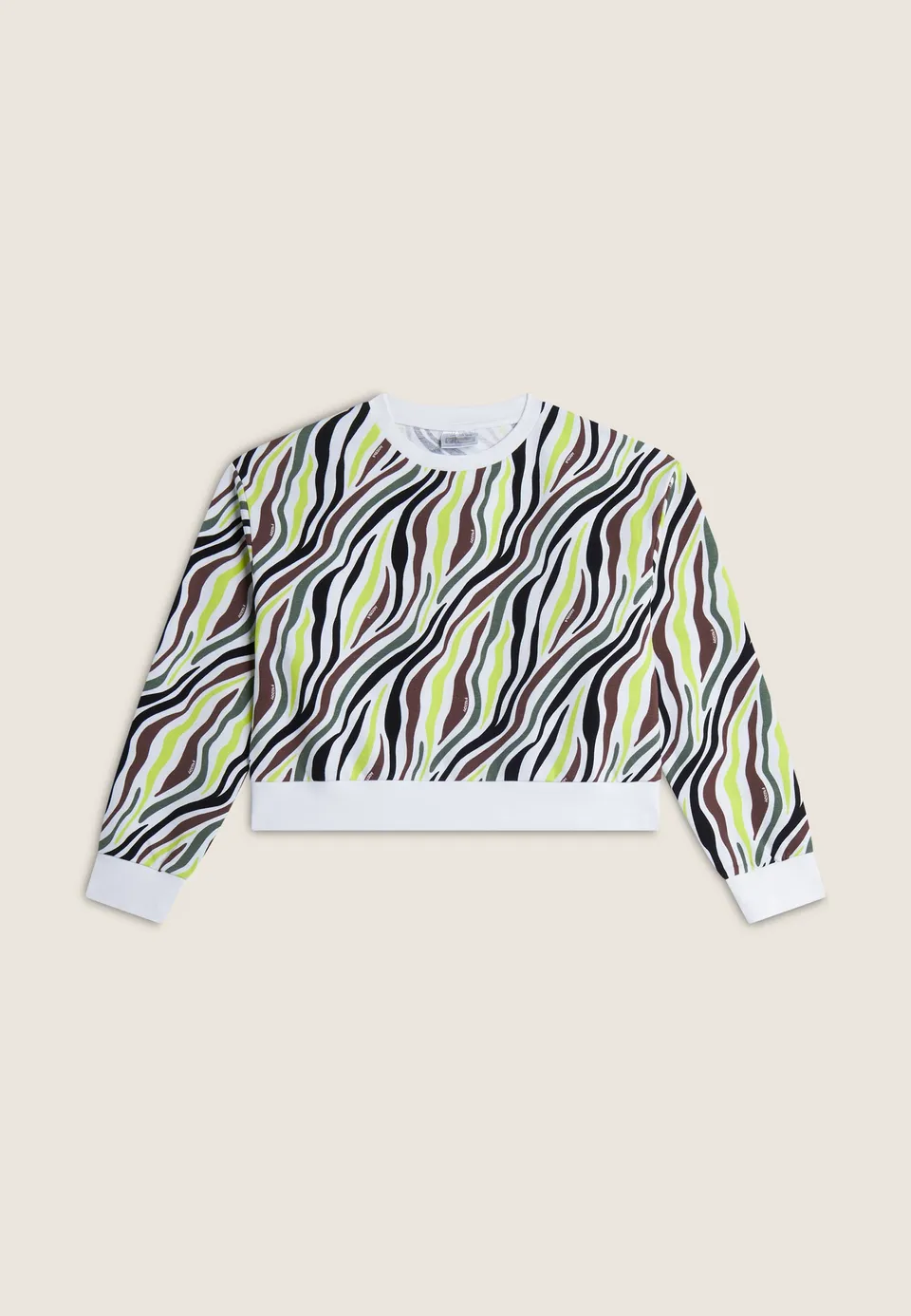 freddy-sweat-col-rond-court-fille-imprim-multicolore image 1