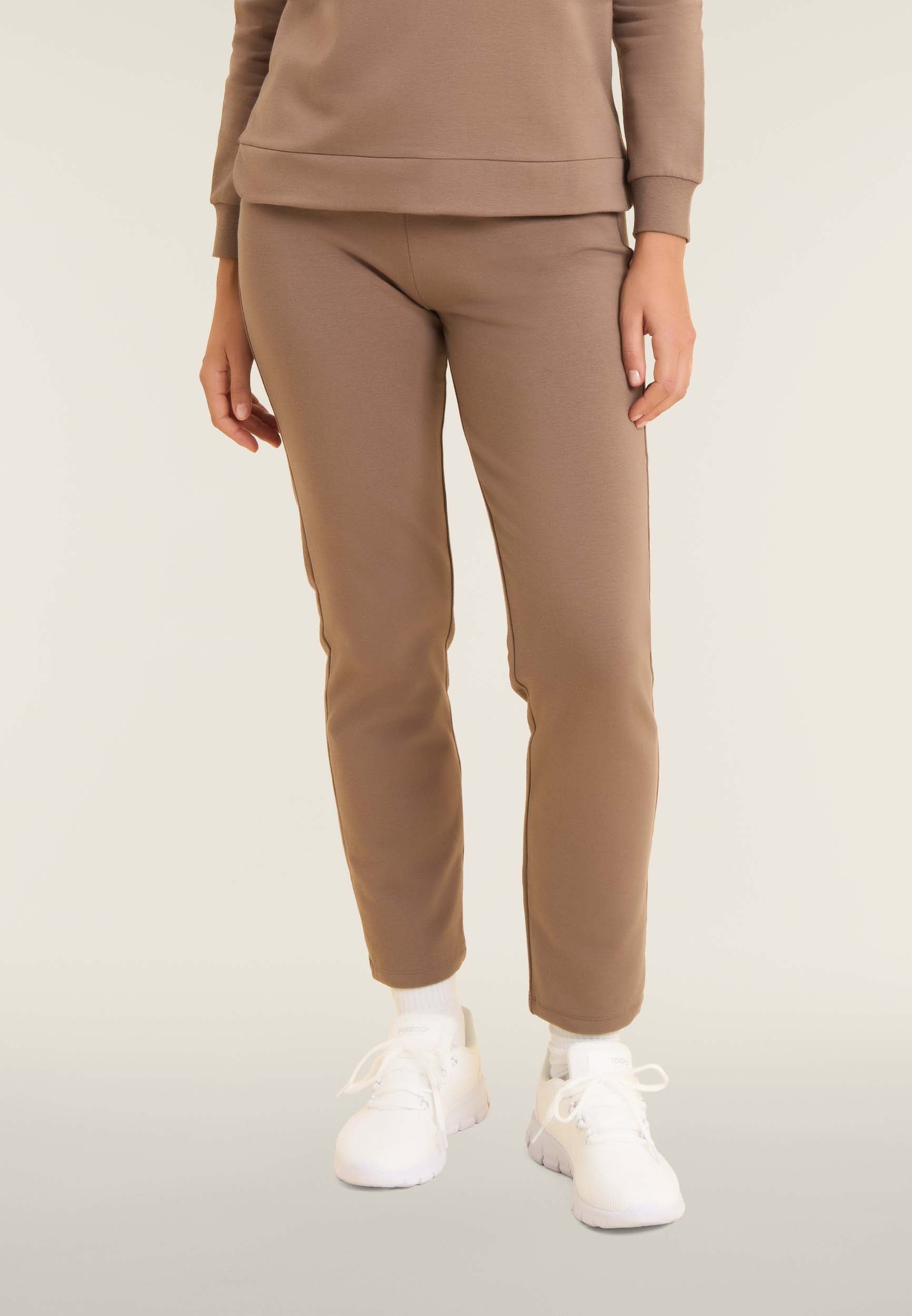 freddy-pantalon-sport-femme-molleton-modal-poches-strass image 1