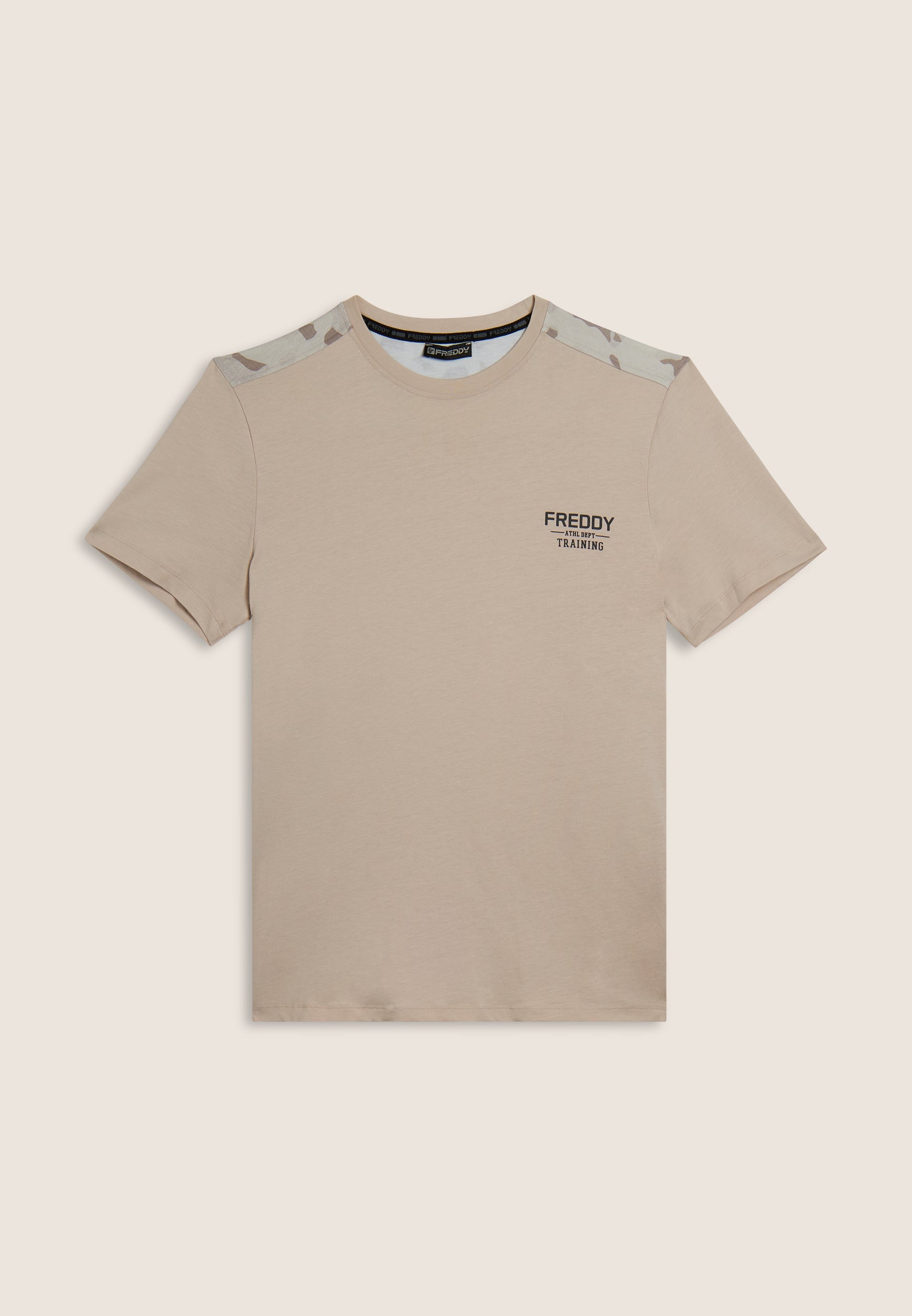 freddy-t-shirt-coton-logo-coeur-inserts-camouflage image 5